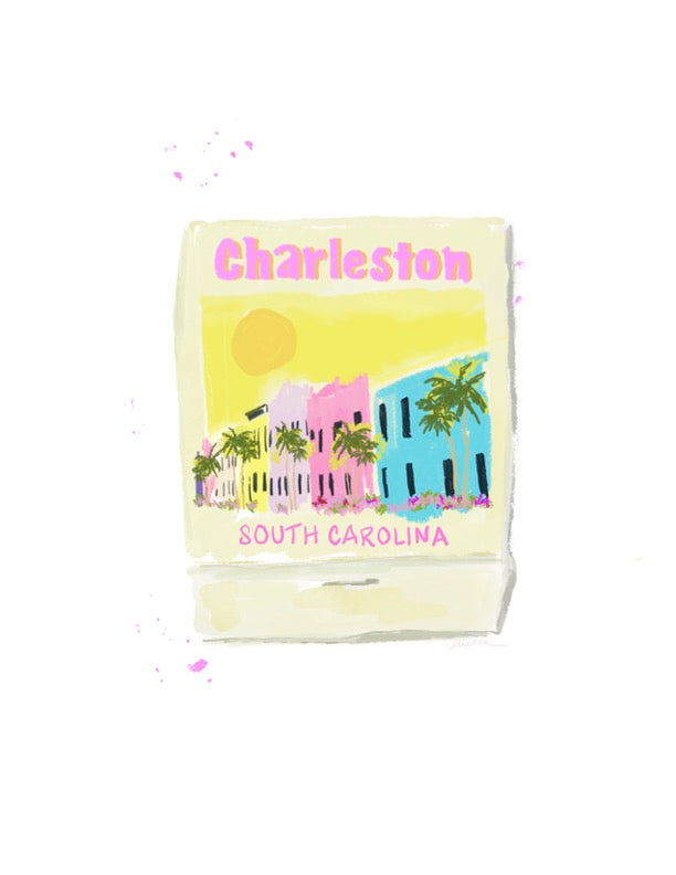 CHARLESTON MATCH - Art Print