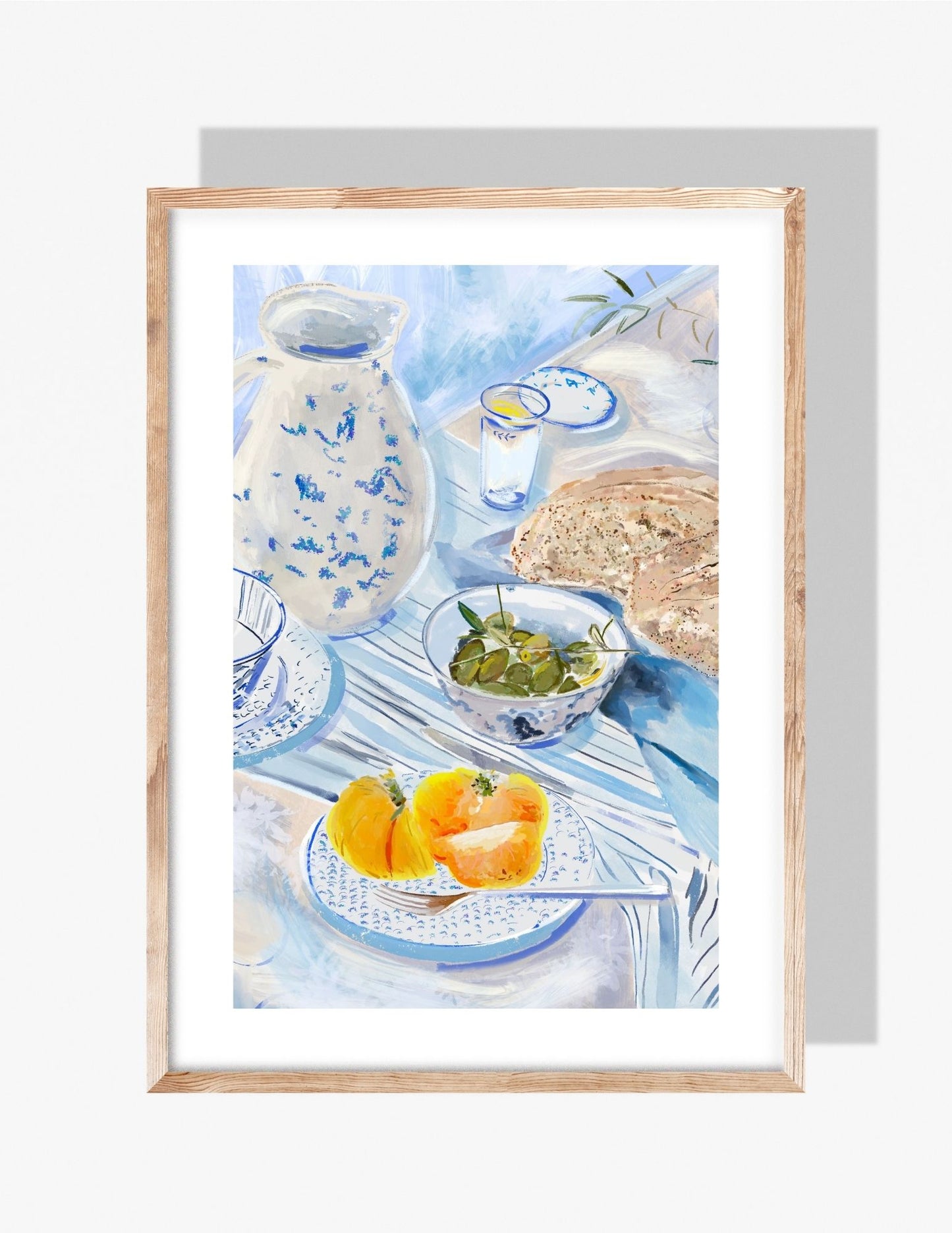 BRINED & BLUE - Art Print