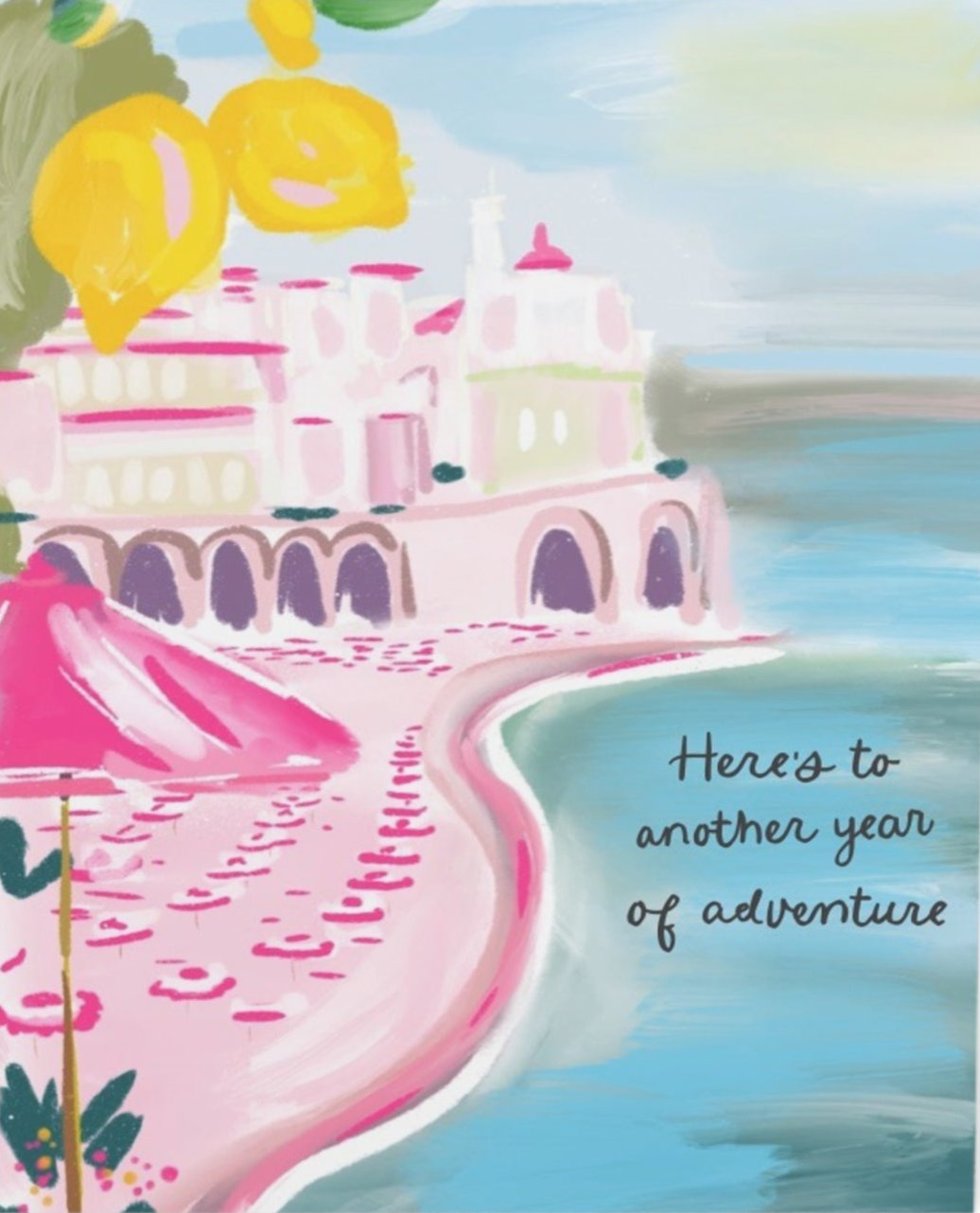 HERE'S TO ANOTHER YEAR OF ADVENTURE - Note Card