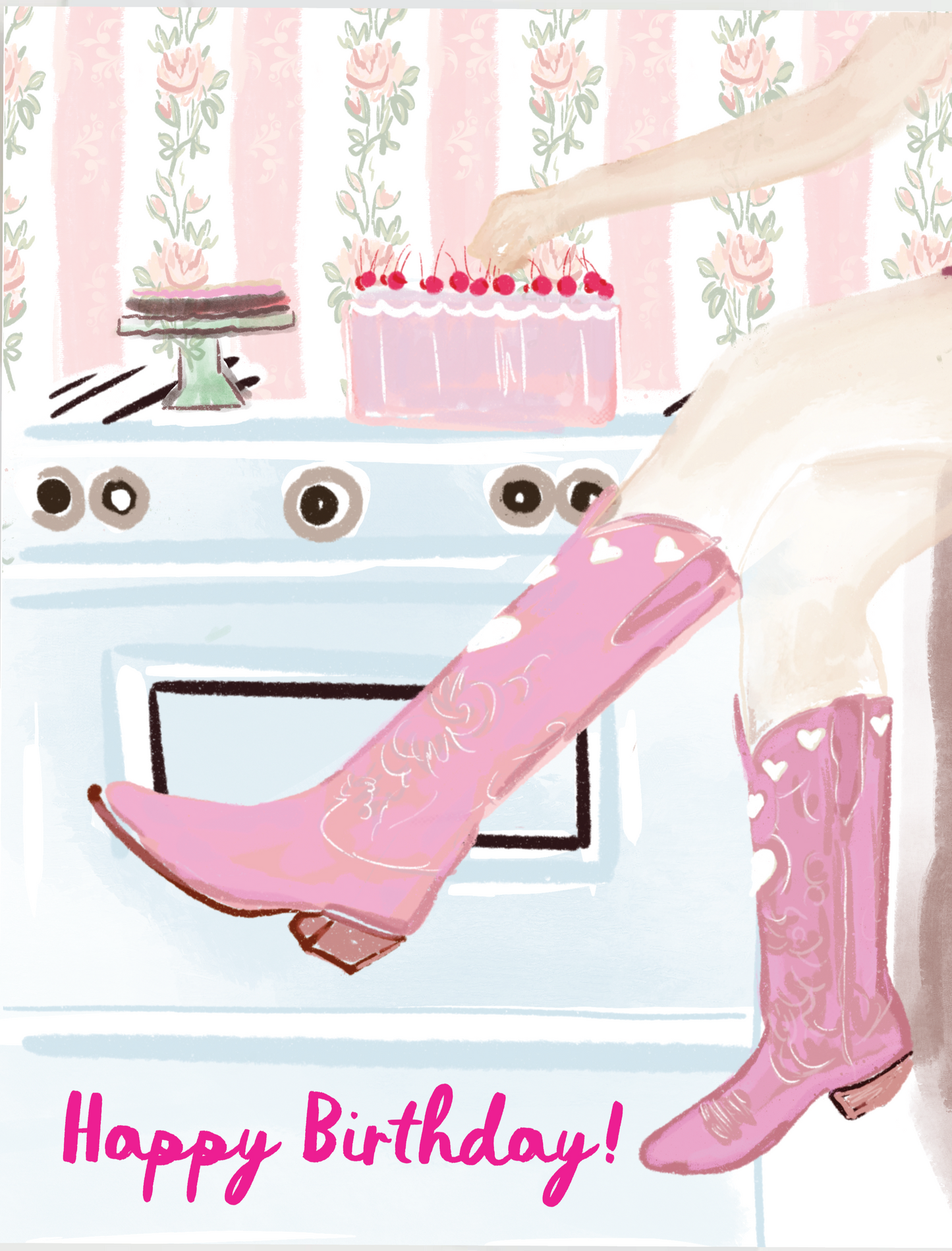 COWGIRL BIRTHDAY - Note Card