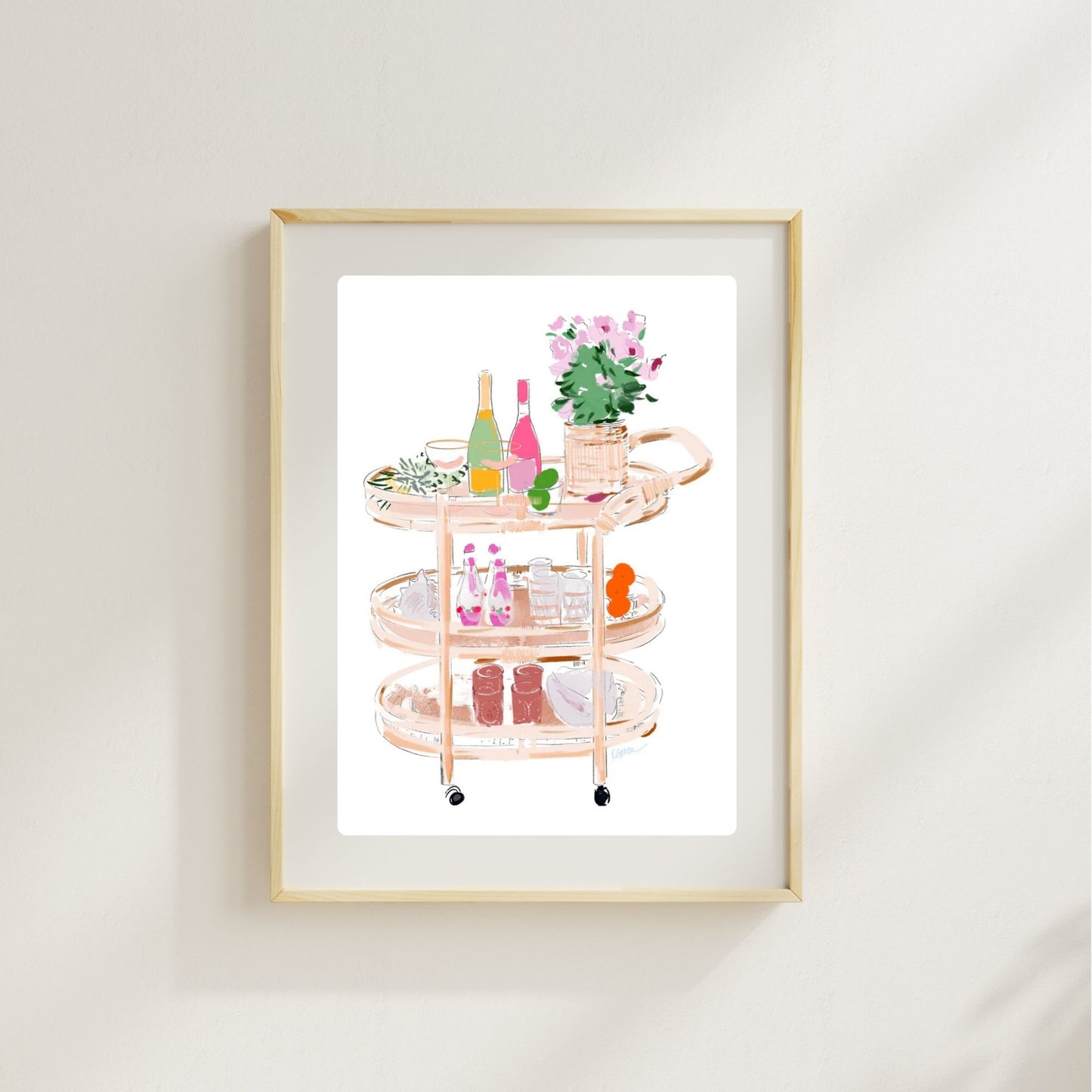 BAR CART - Art Print