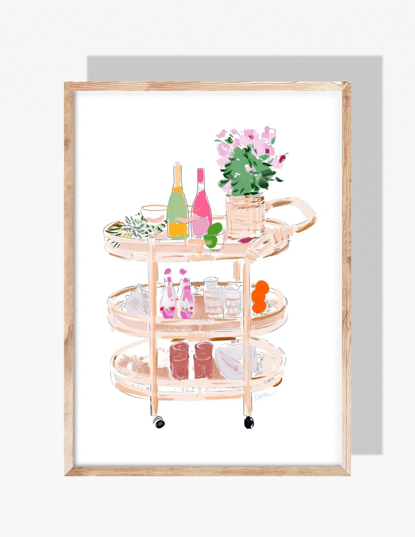BAR CART - Art Print