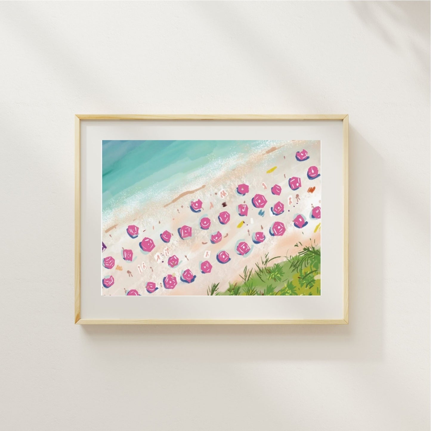 BEACH UMBRELLAS - Art Print