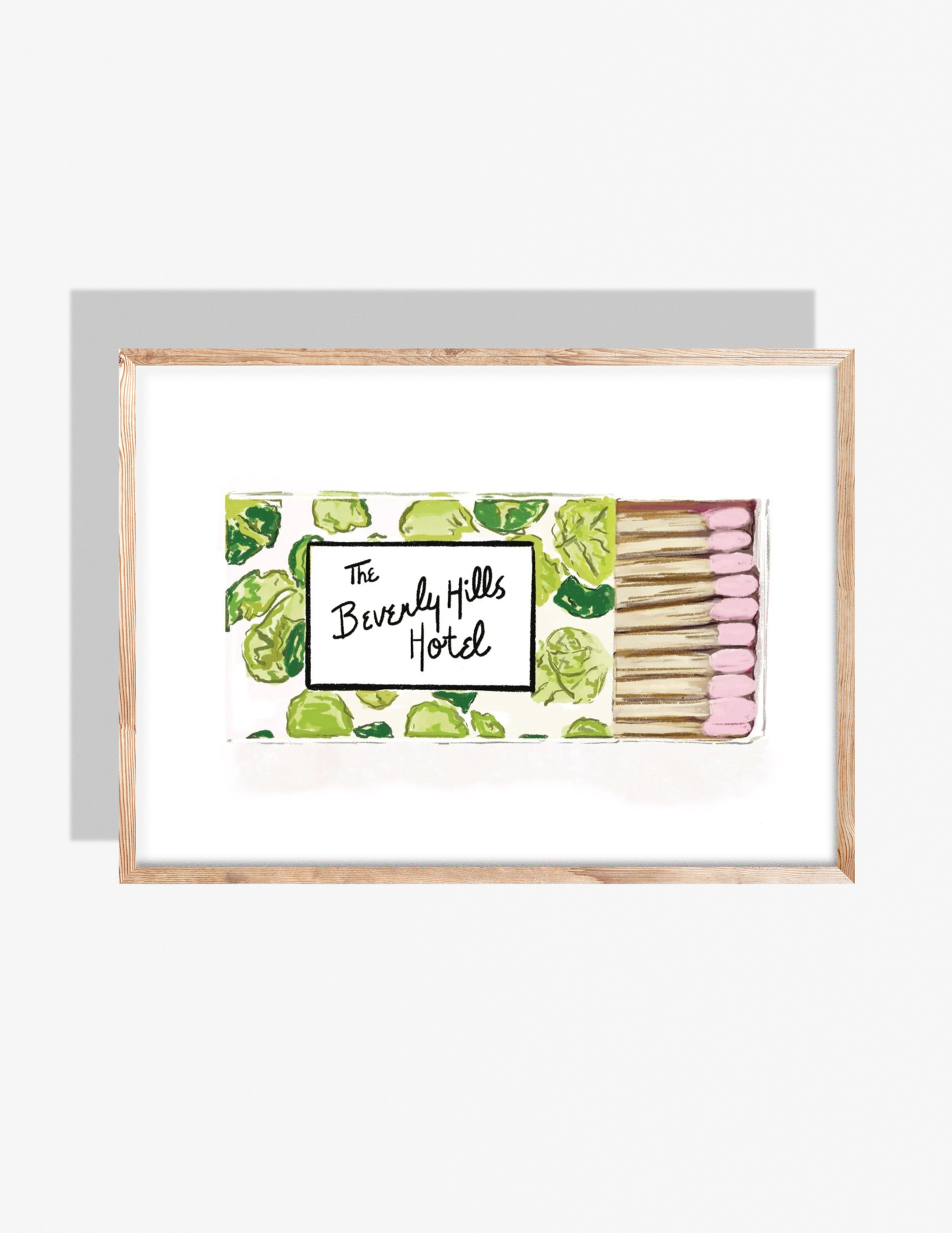 BEVERLY HILLS MATCHES - Art Print