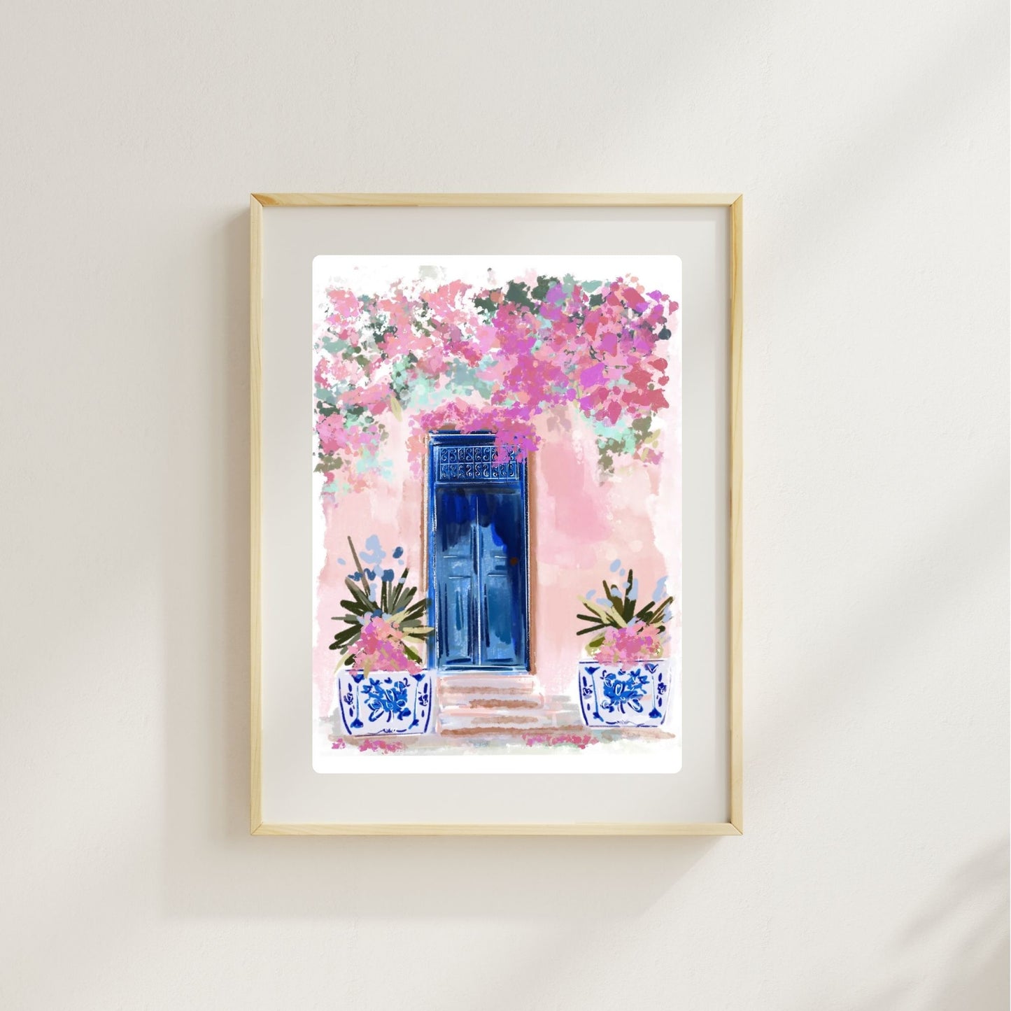 BLUE DOOR GALORE - Art Print