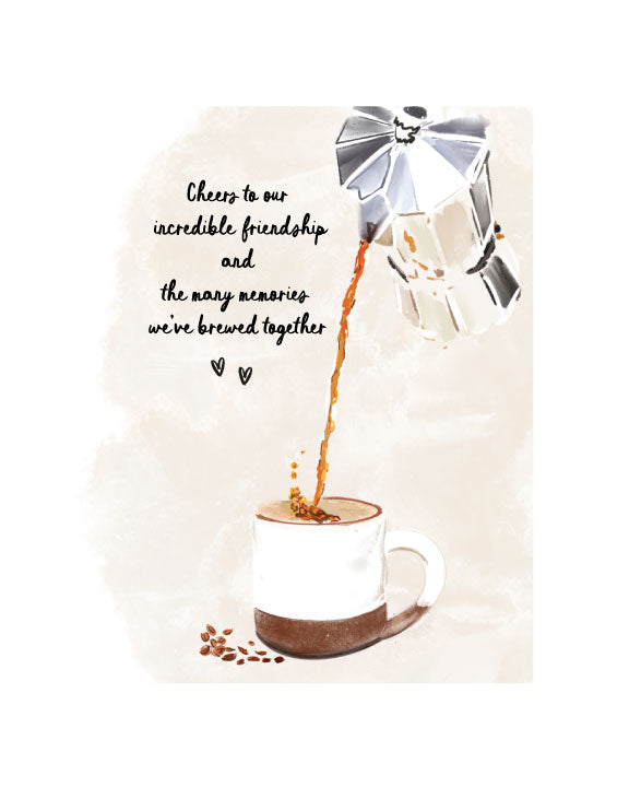 BREWED TOGETHER - Note Card