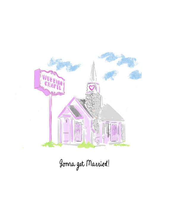 GONNA GET MARRIED CARD - Note Card