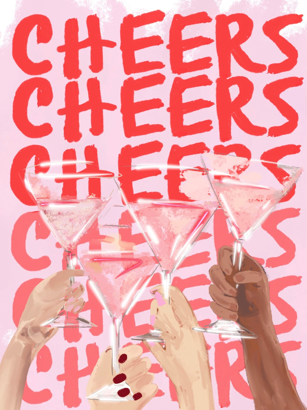 CHEERS GIRLS - Art Prints