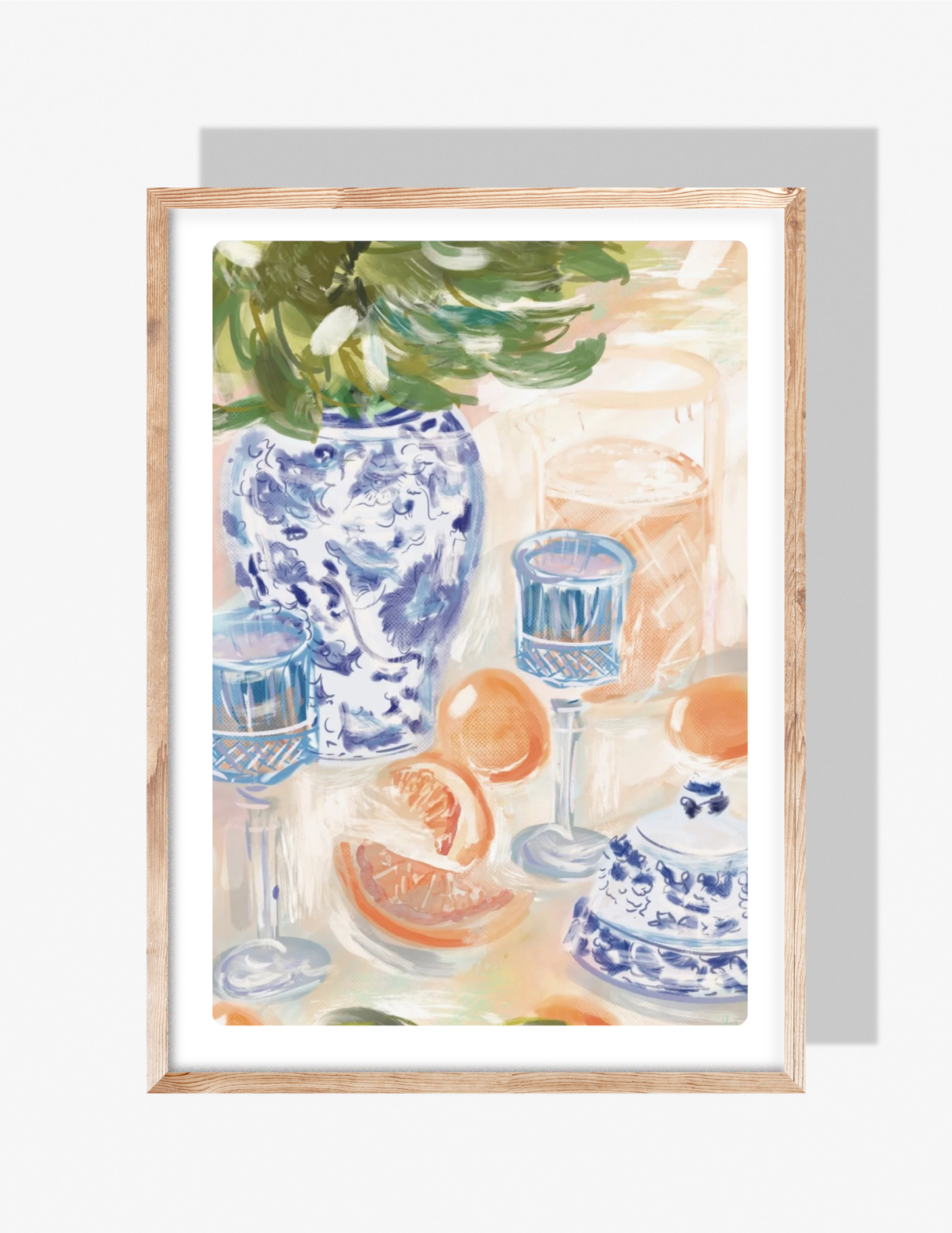 CHINOISORIE & CITRUS - Art Print