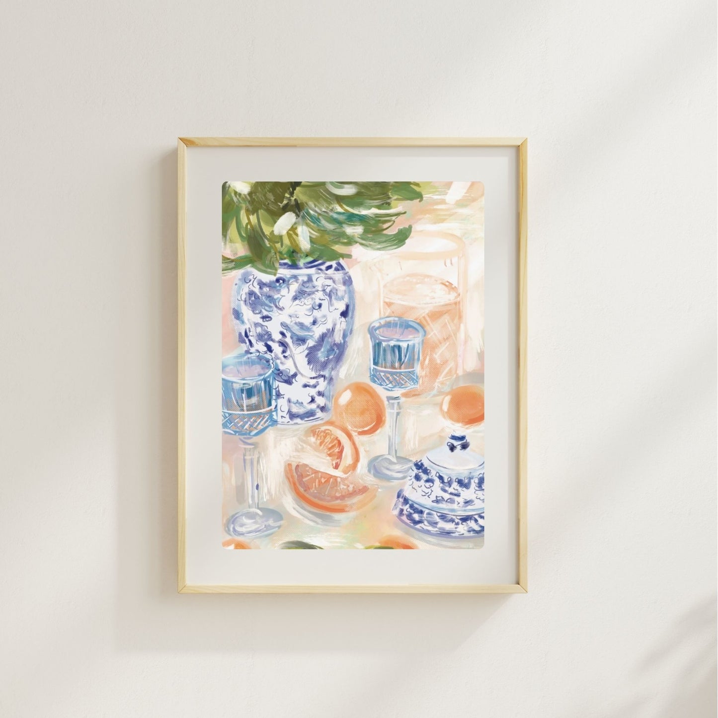 CHINOISORIE & CITRUS - Art Print