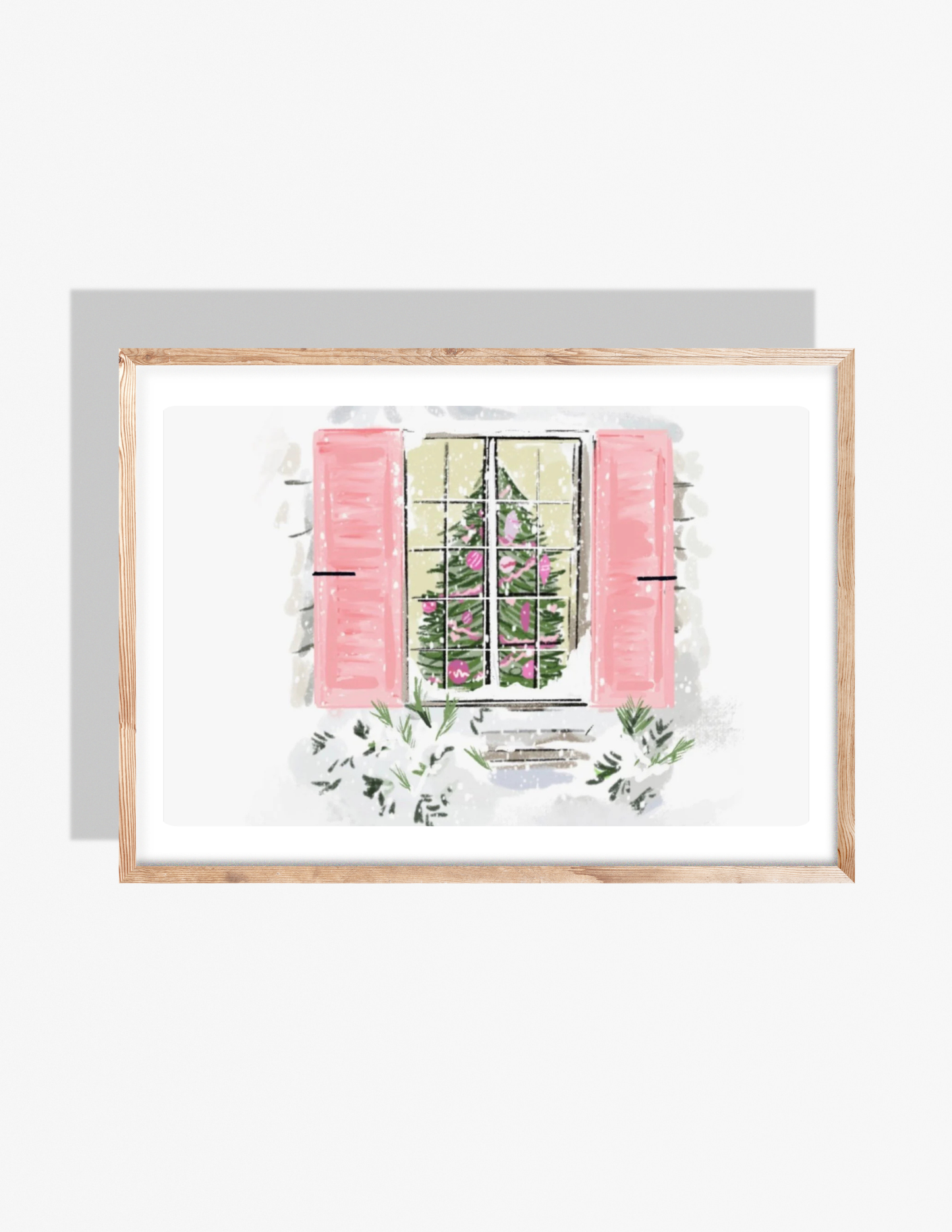 CHRISTMAS WINDOW - Art Print