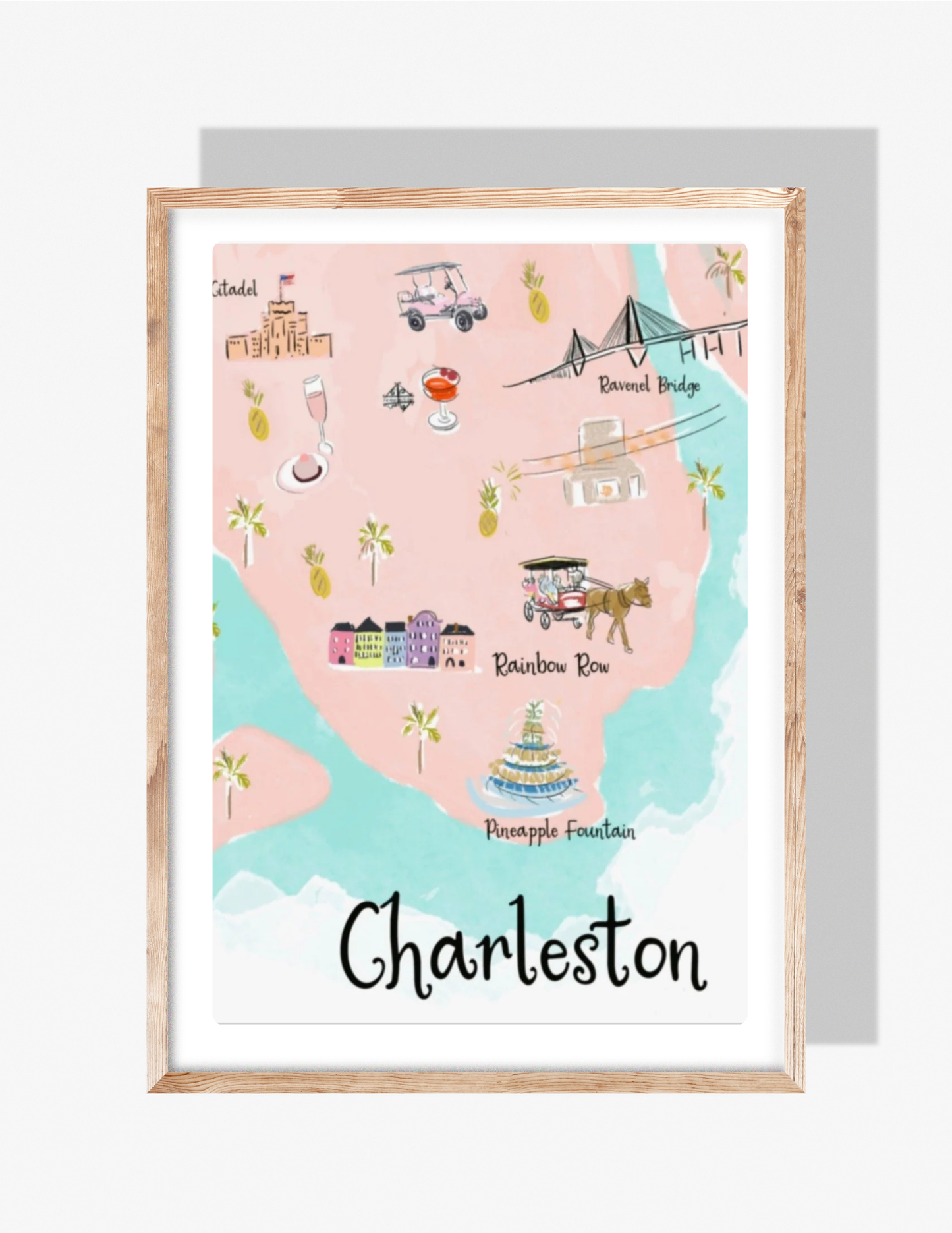 MAP OF CHARLESTON - Art Print