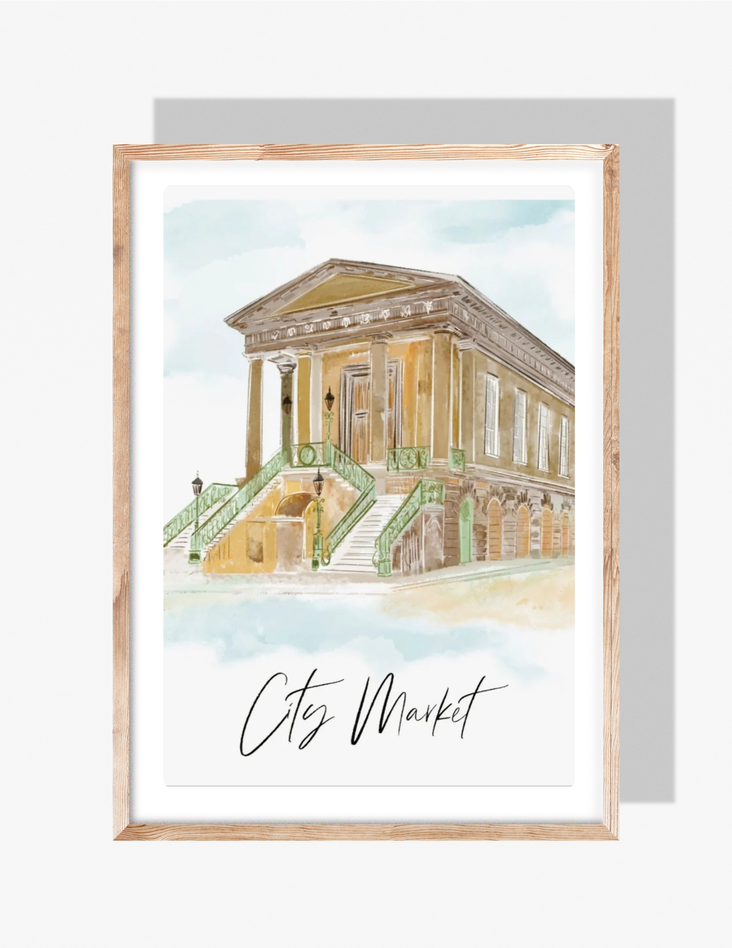 CITY MARKET -Art Print