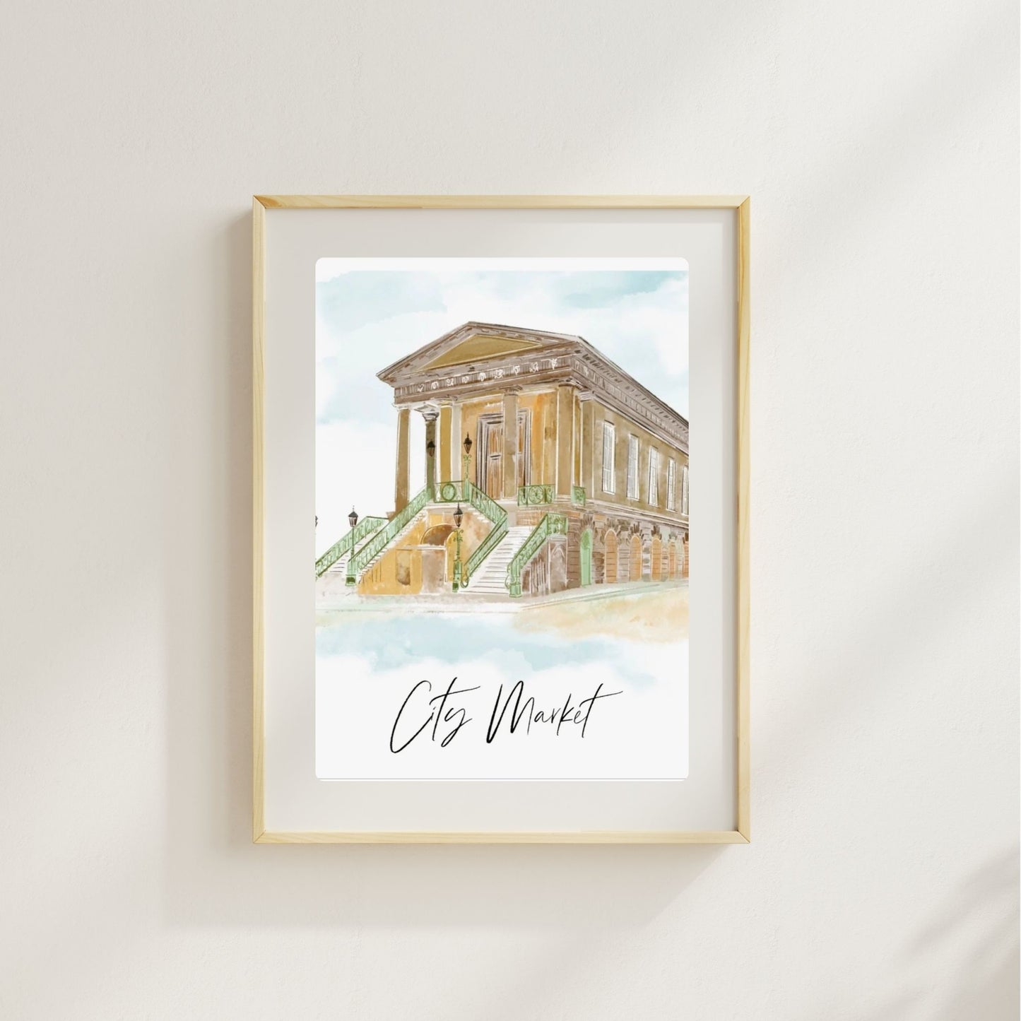 CITY MARKET -Art Print