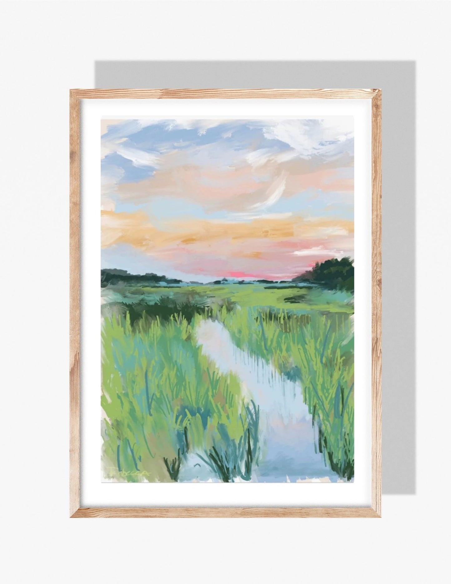 COASTAL MAGIC MARSH - Art Print