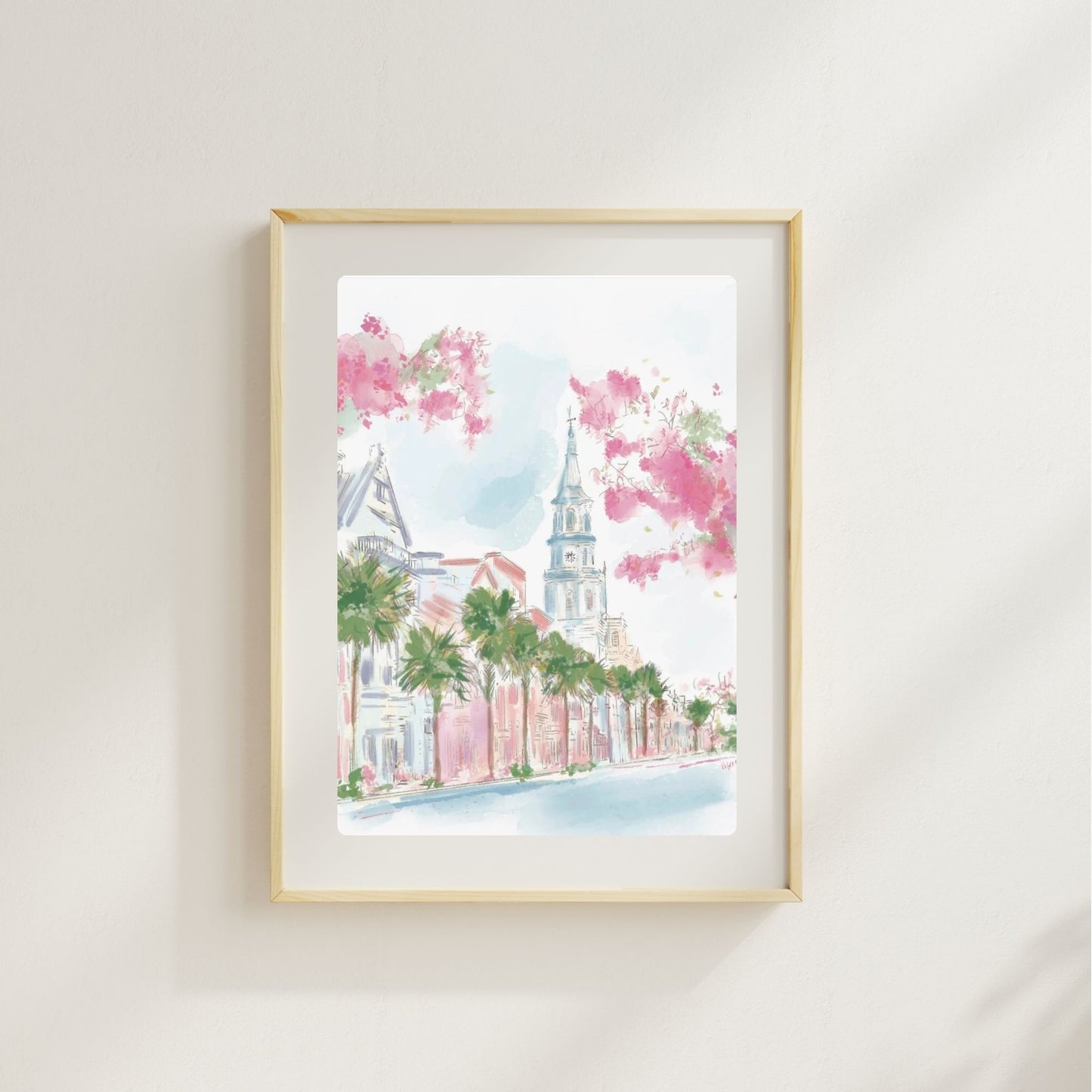 COASTAL SPRING ST. -Art Print