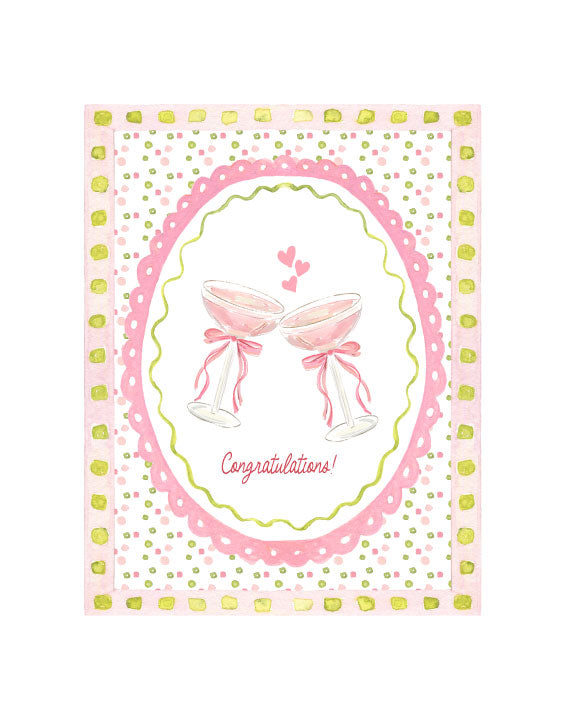 CONGRATULATIONS PINK - Note Card