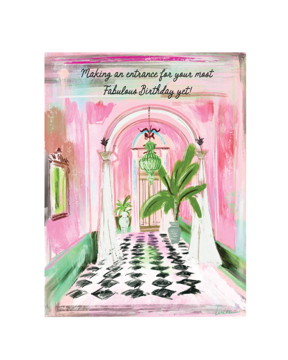 ENTRANCE BIRTHDAY - Note Card