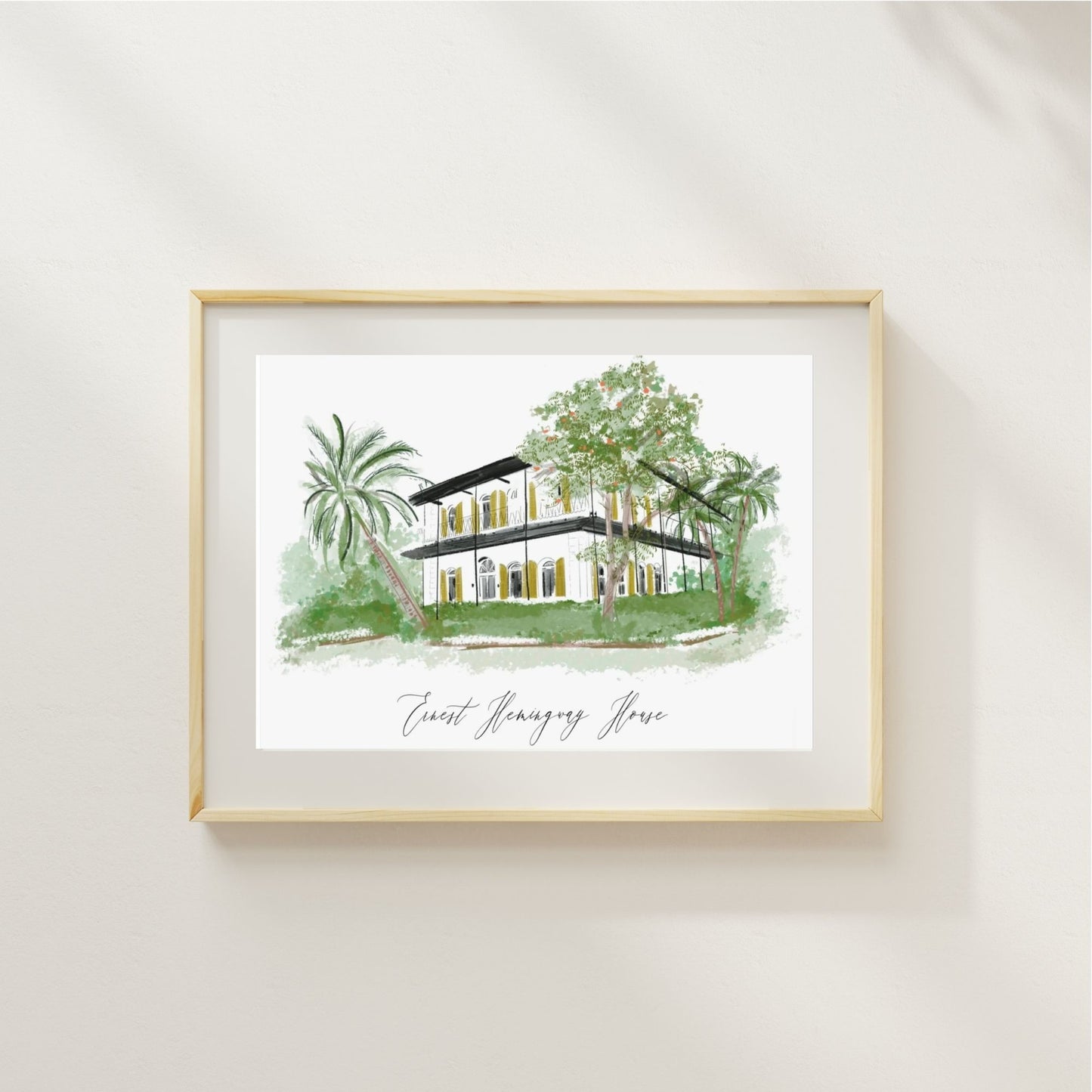 ERNEST HEMINGWAY HOUSE, FL - Art Print