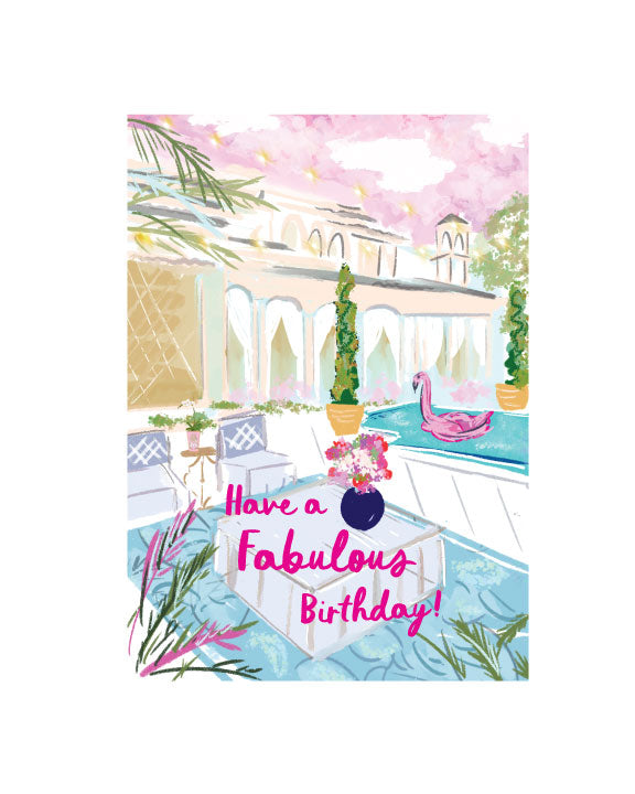 FABULOUS BIRTHDAY - Note Card