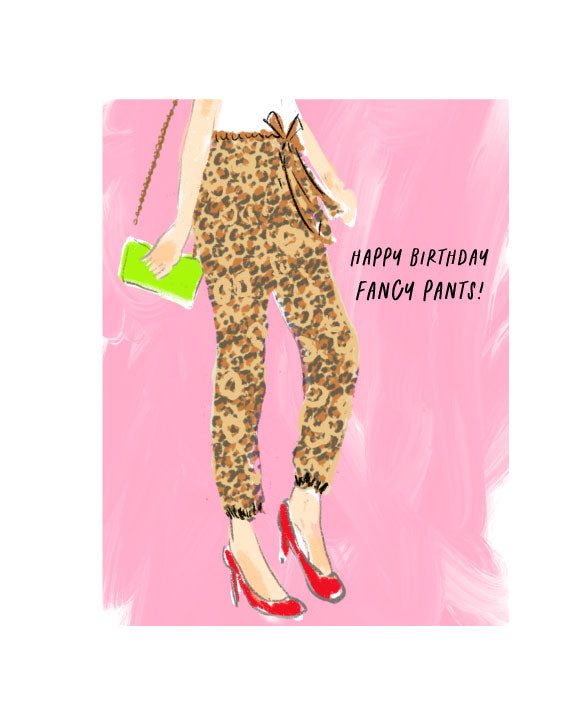 FANCY PANTS - Note Card