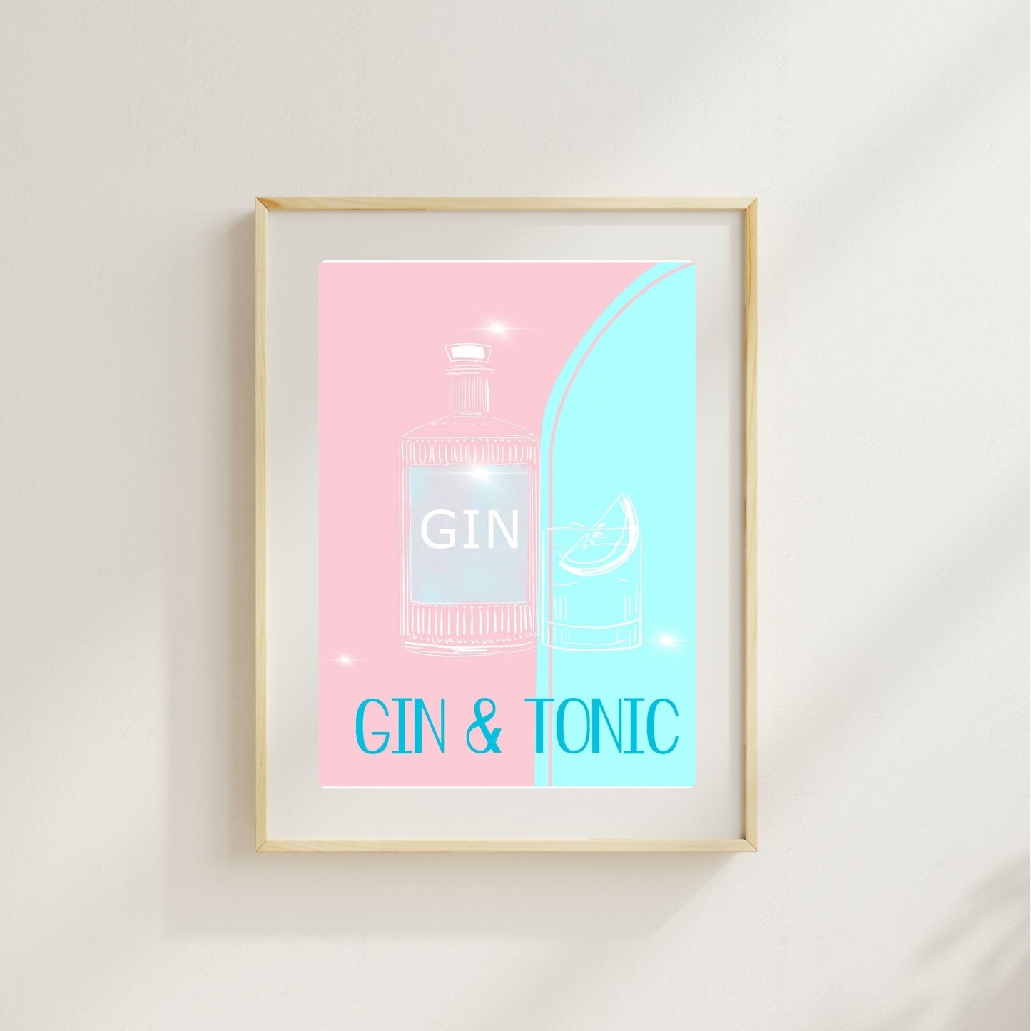 GIN & TONIC - Art Print