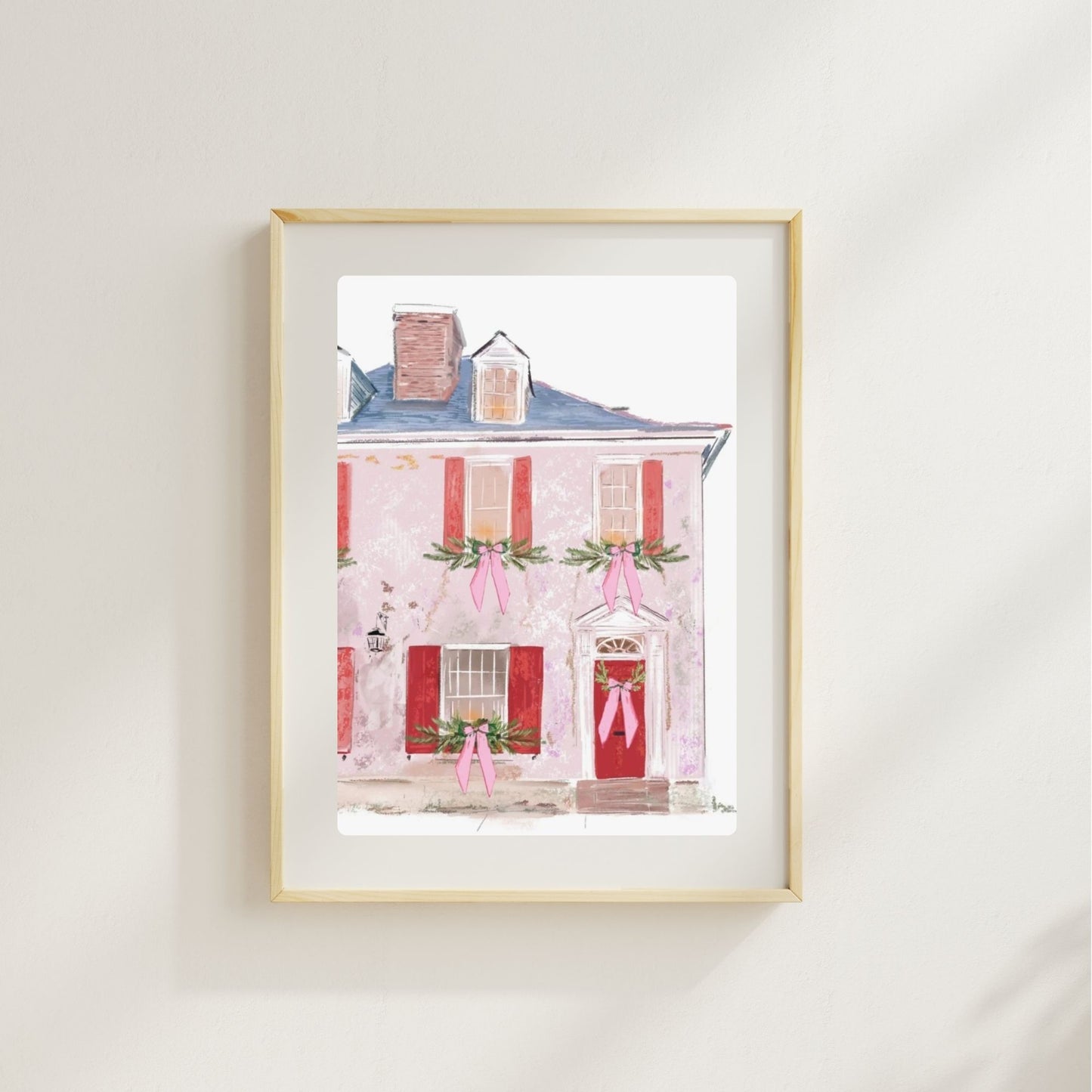 GREENS ON THE PIRATE HOUSE - Art Print