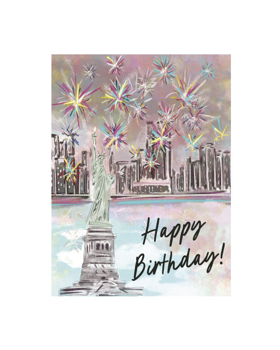 FIREWORKS BIRTHDAY - Note Card