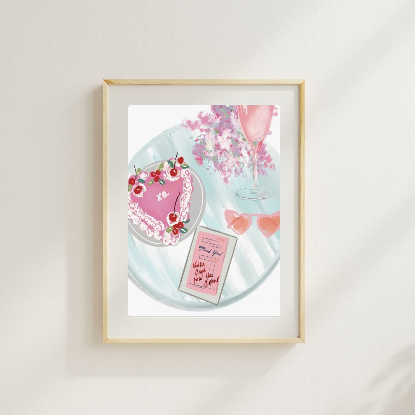 HOLD THE CRAN XO - Art Print