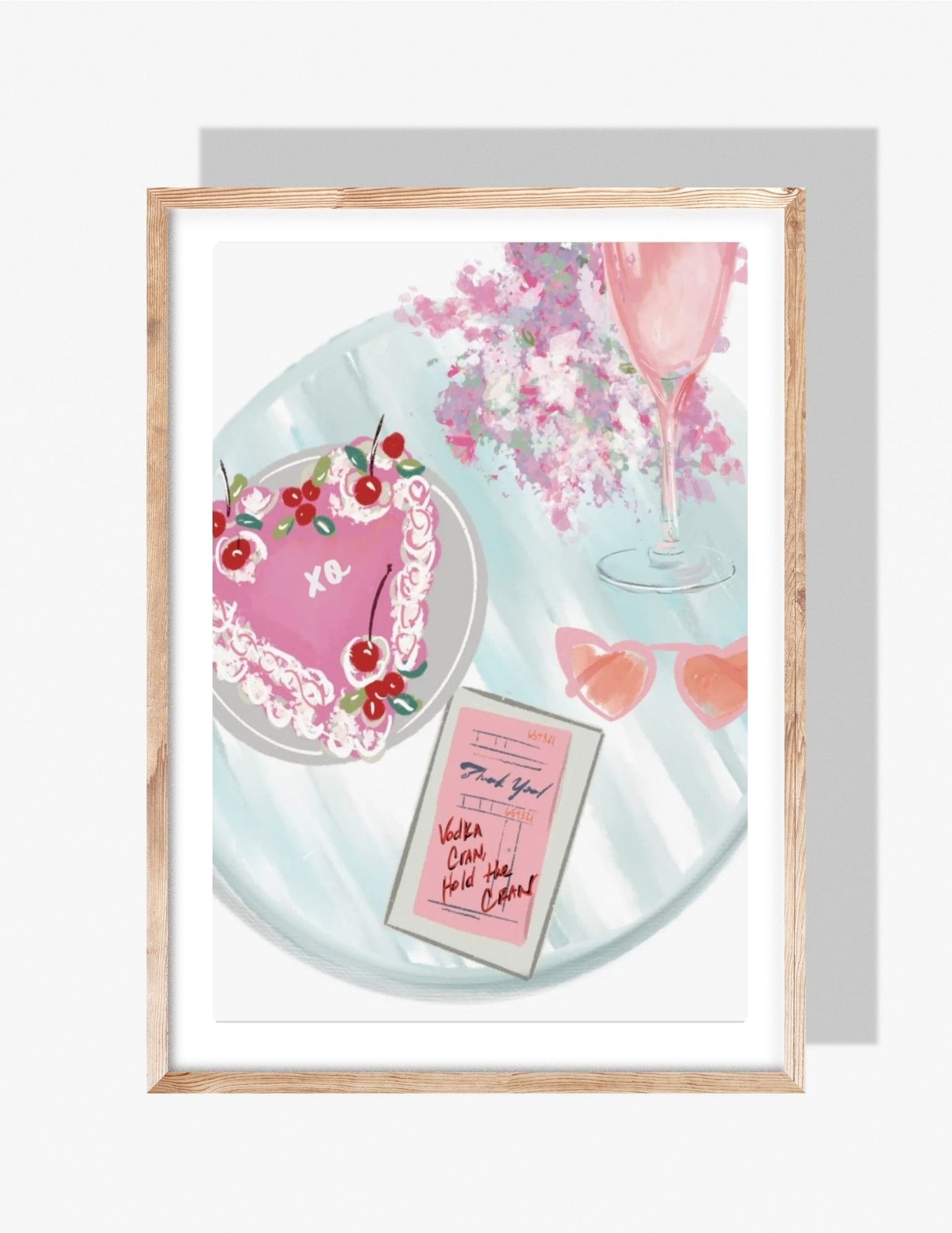 HOLD THE CRAN XO - Art Print