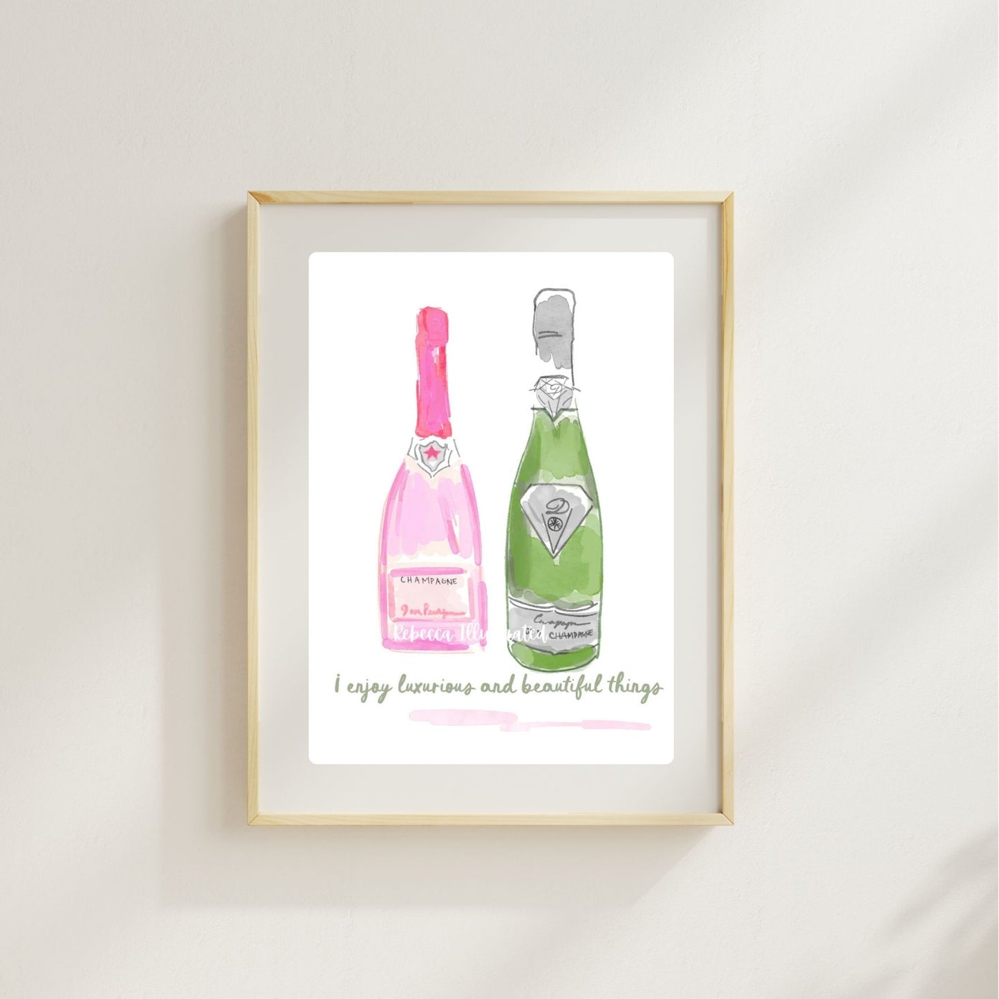 I ENJOY LUXURIOUS THINGS - Art Print