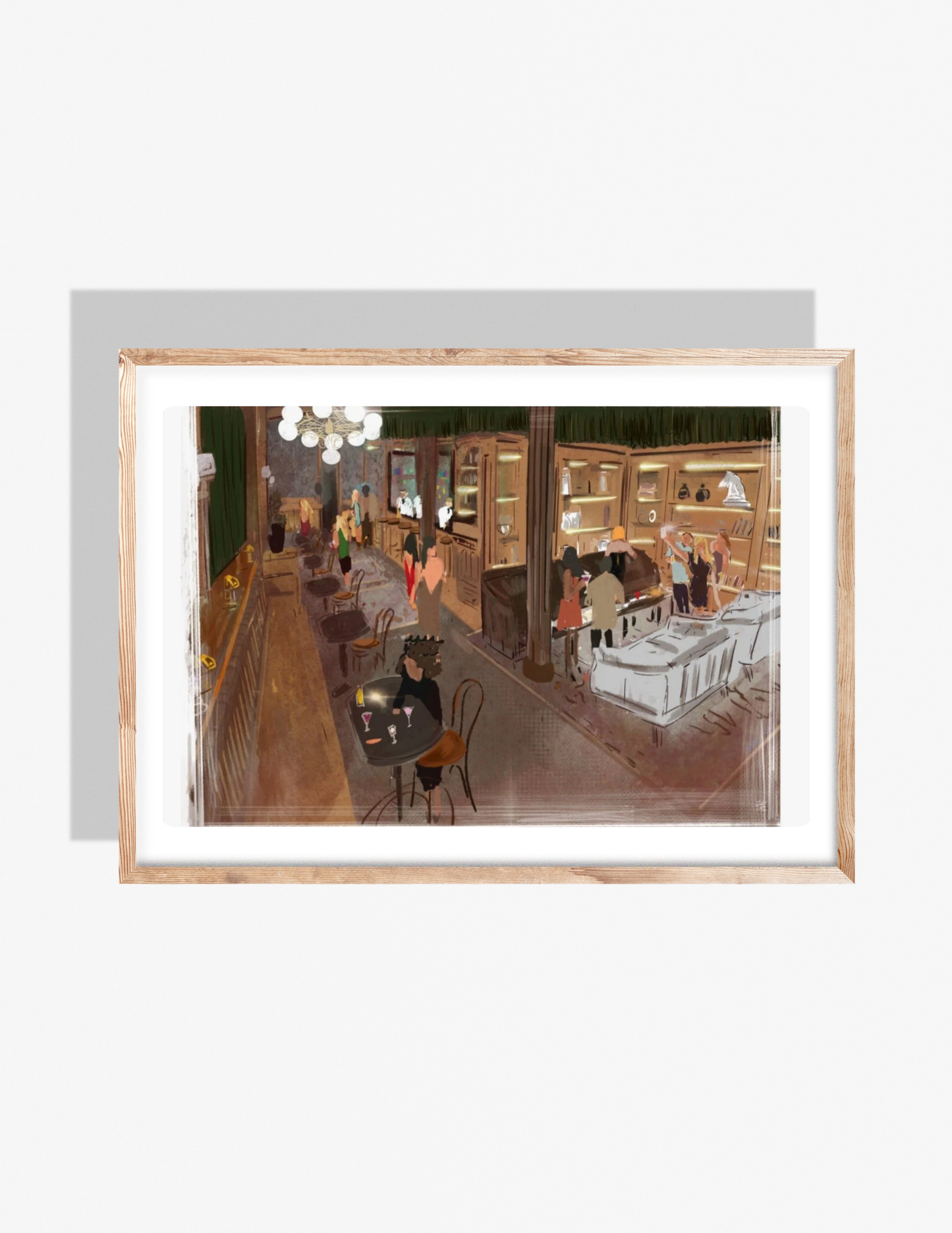 LAMAR'S SPORTS CLUB - Art Print
