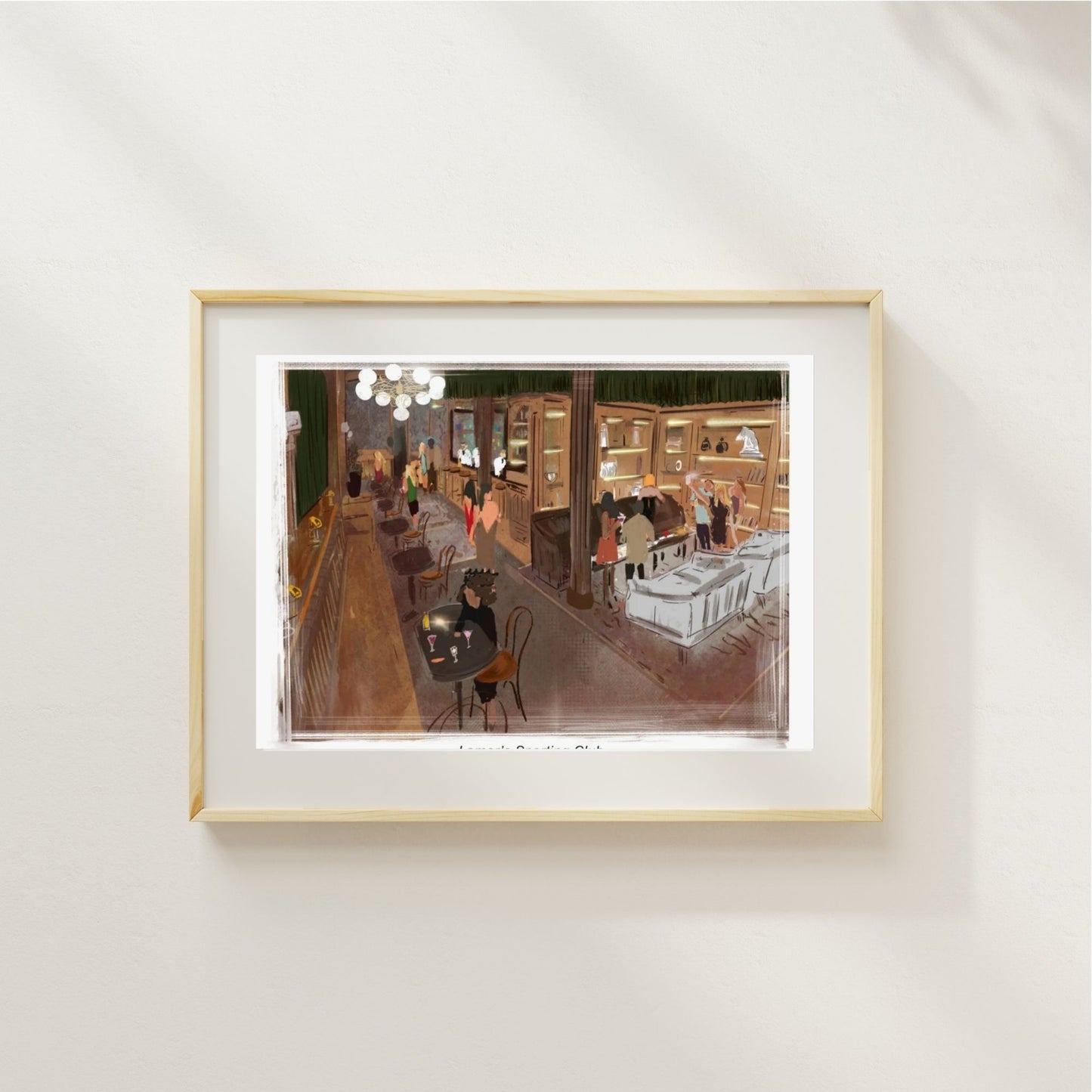 LAMAR'S SPORTS CLUB - Art Print