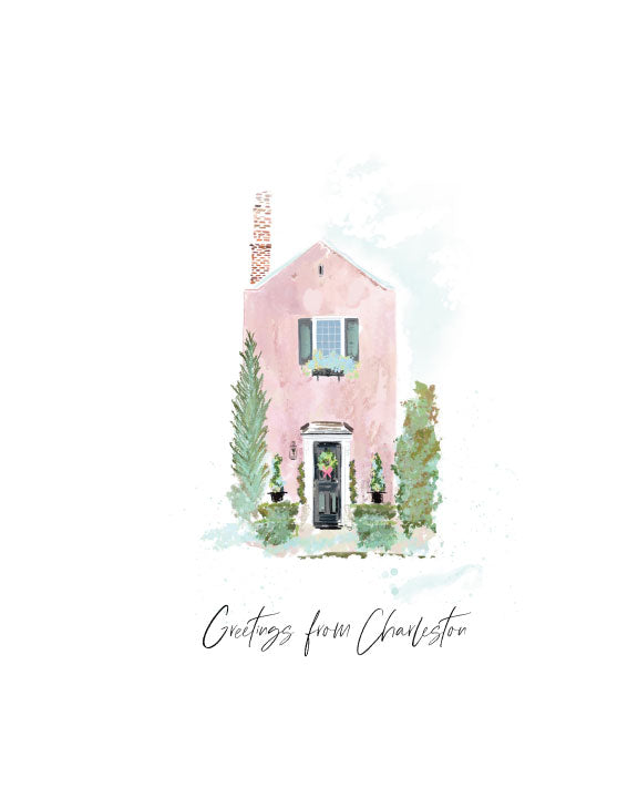 LITTLE PINK HOUSE - Note Card