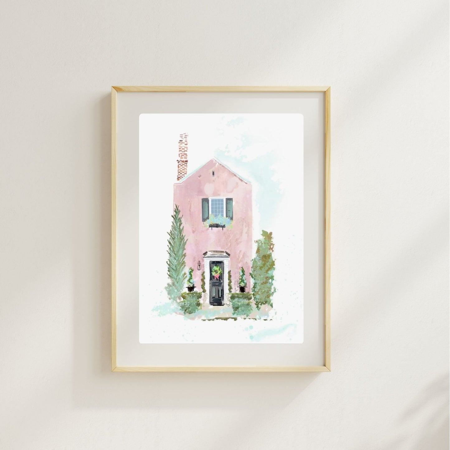 LITTLE PINK HOUSE - Art Print