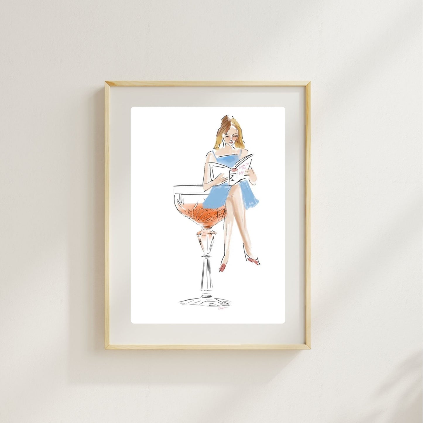 LIVING ON THE EDGE - Art Print