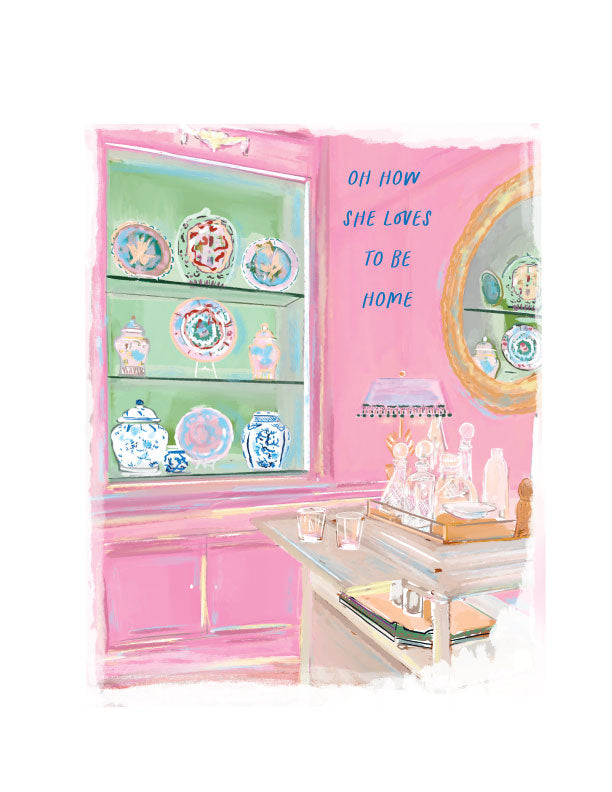 LOVE TO BE HOME - Note Card