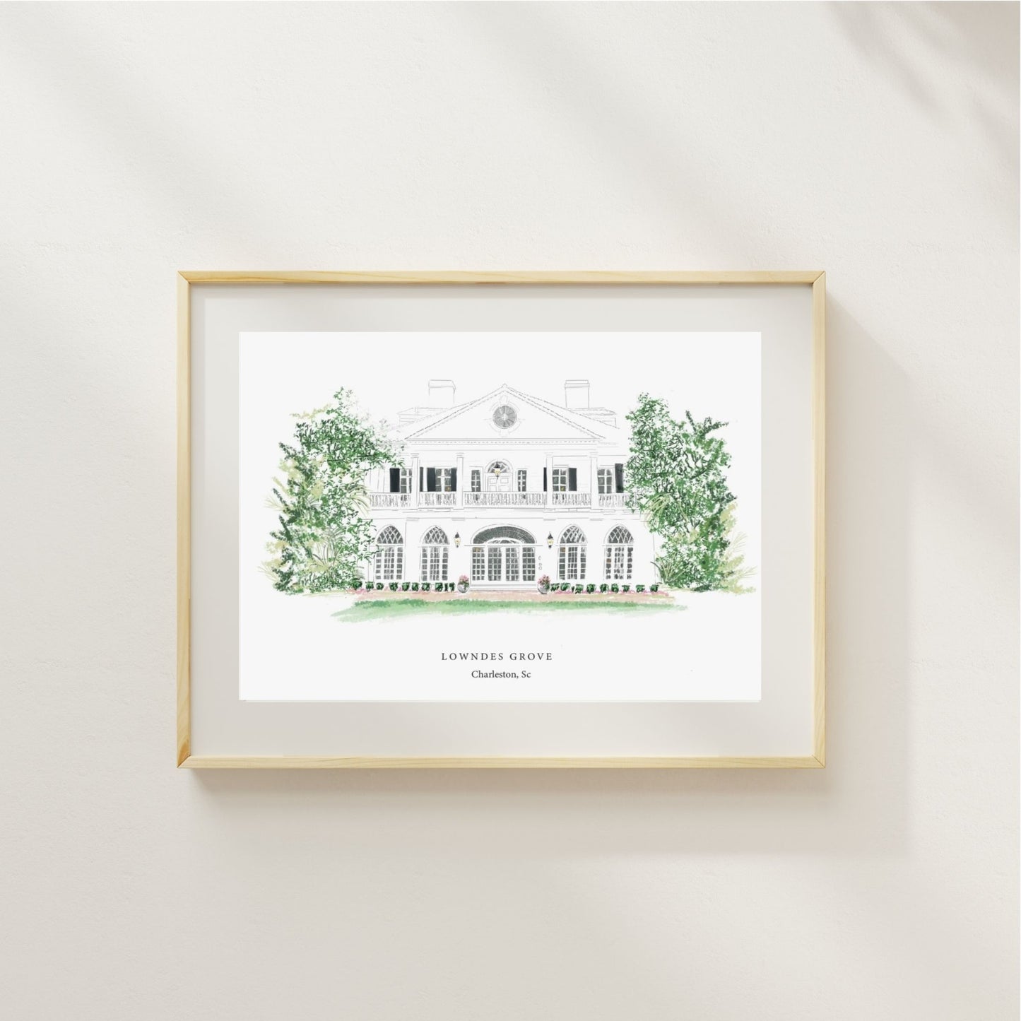 LOWNDES GROVE - Art Print