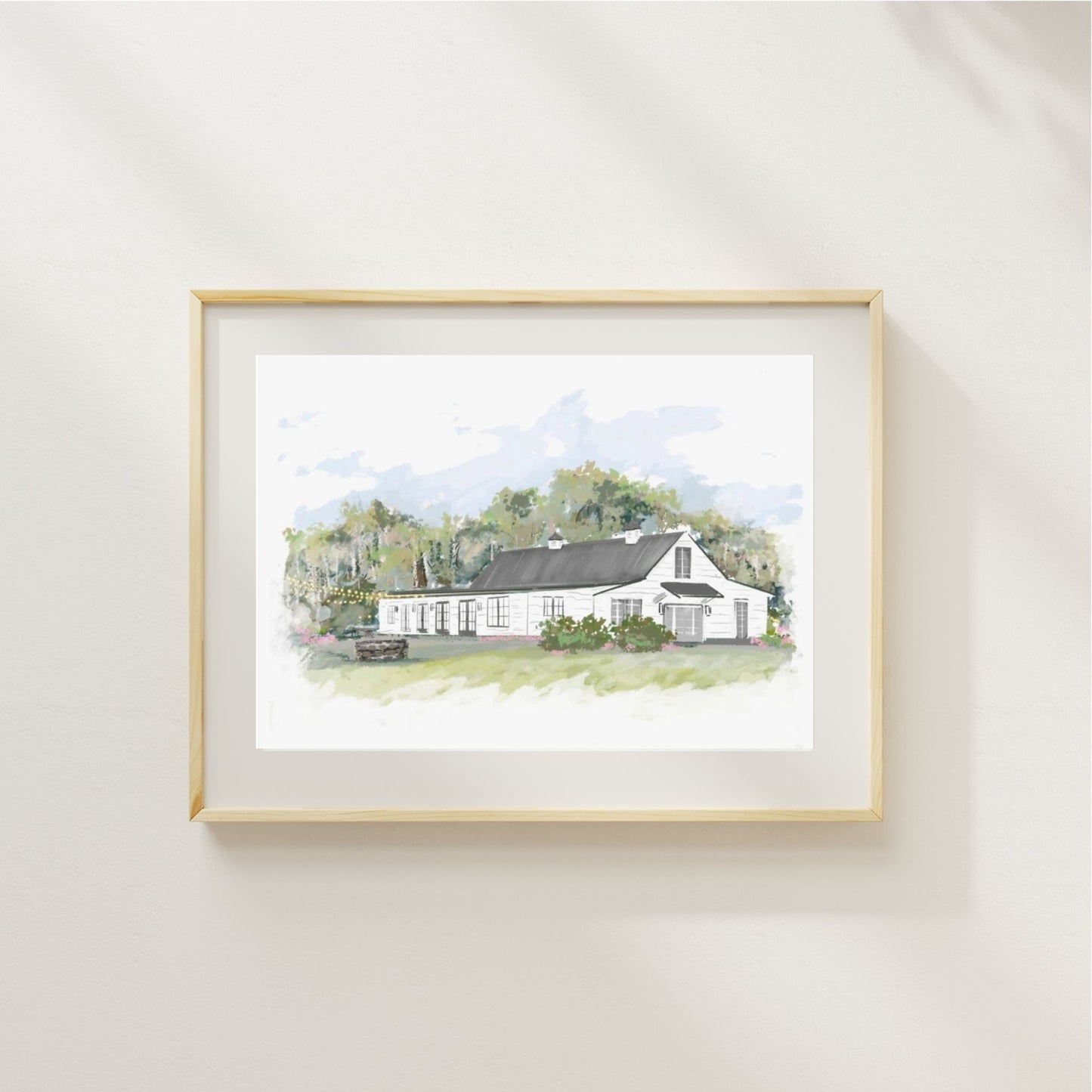 MAGNOLIA CARRIAGE HOUSE - Art Print