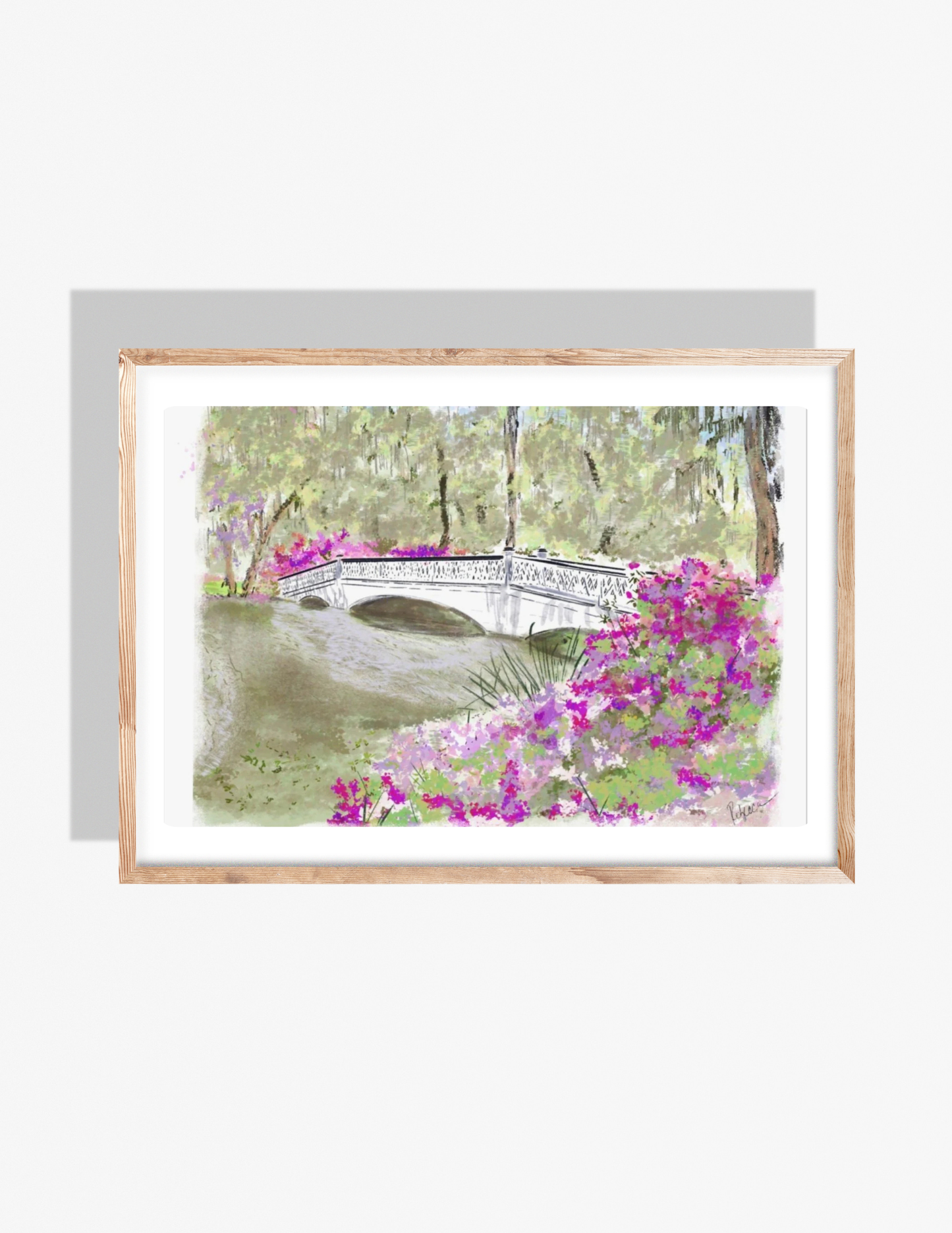 MAGNOLIA GARDEN & PLANTATION - Art Print