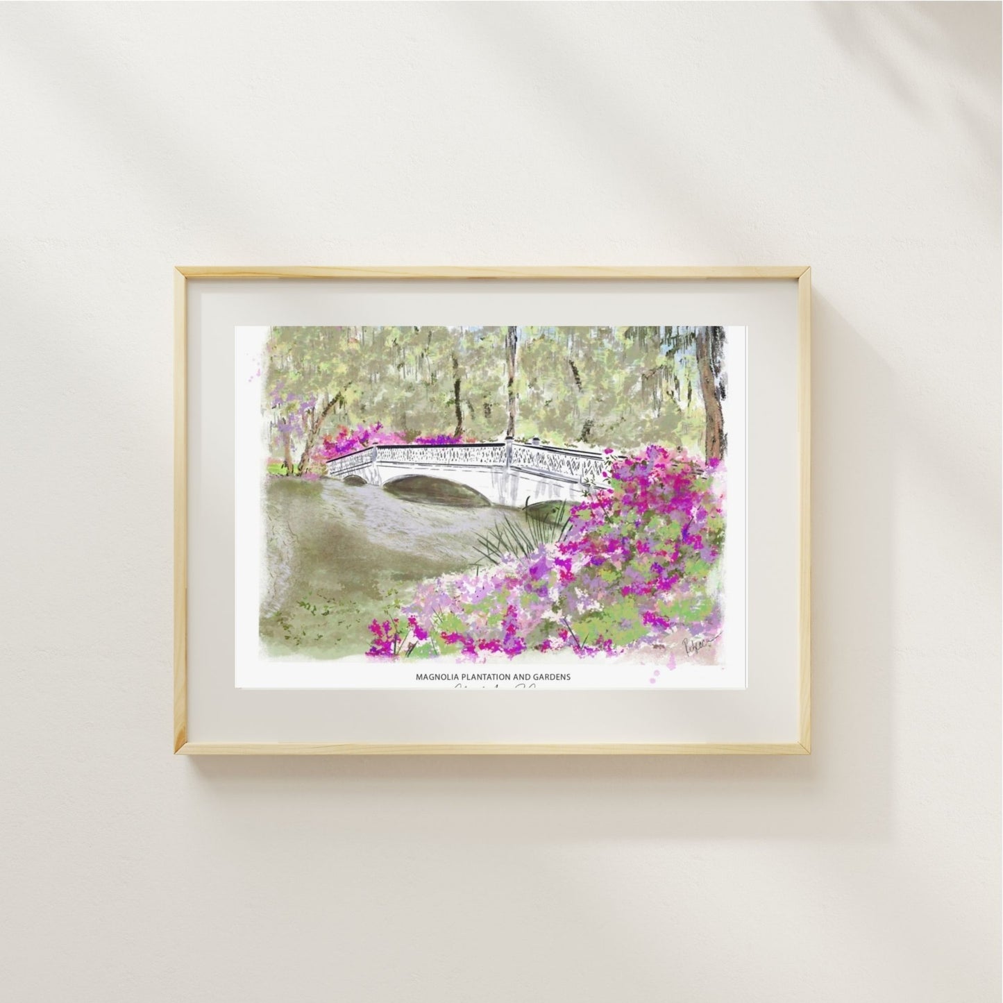 MAGNOLIA GARDEN & PLANTATION - Art Print