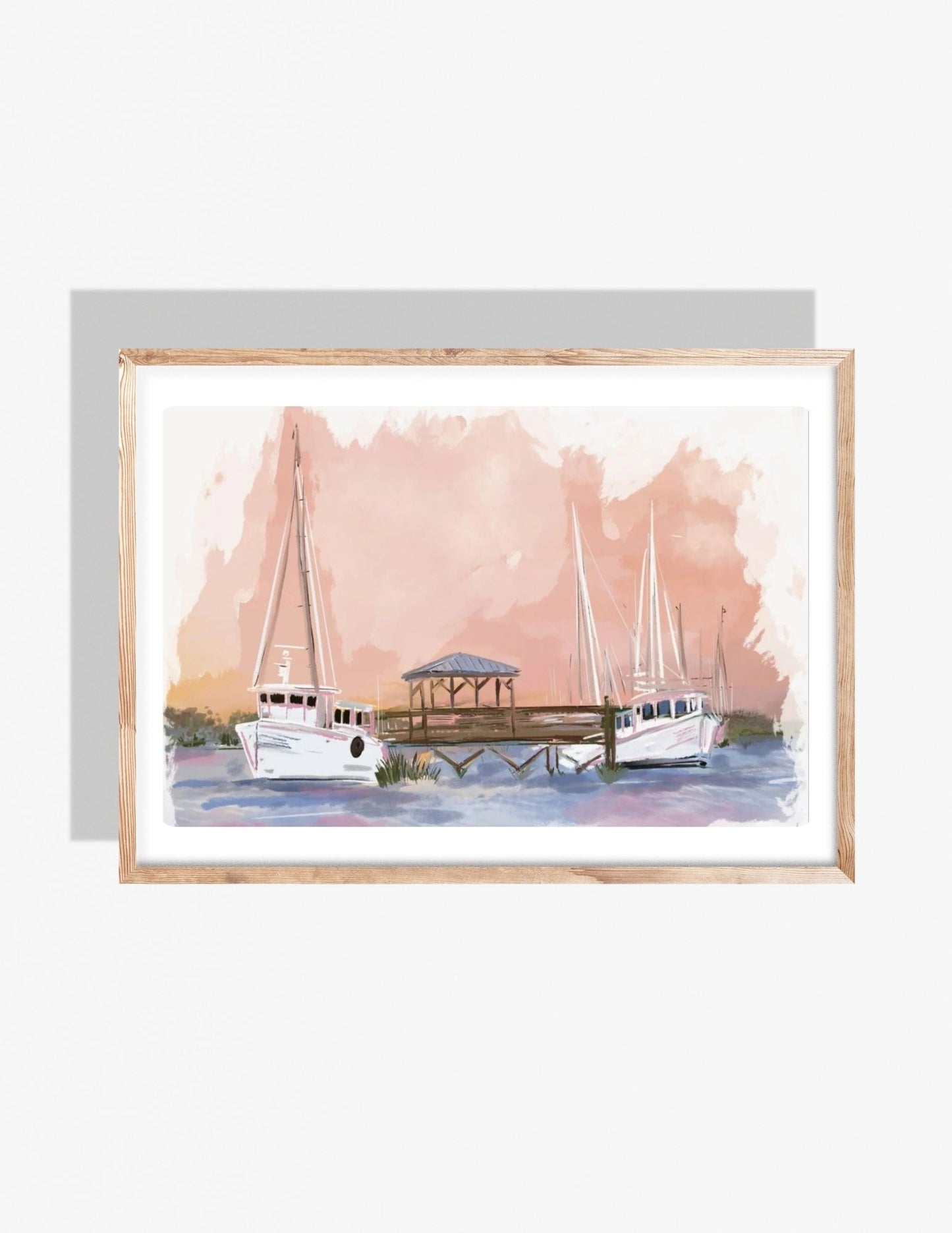 COASTAL SORBET SUNSET - Art Print