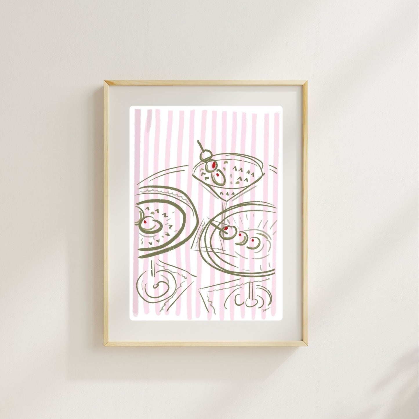 MARTINI TIME - Art Print