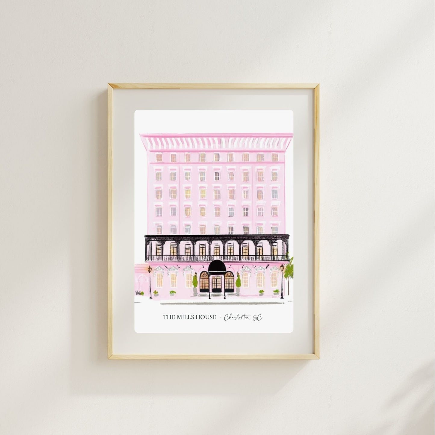 THE MILLS HOUSE HOTEL - Art Print