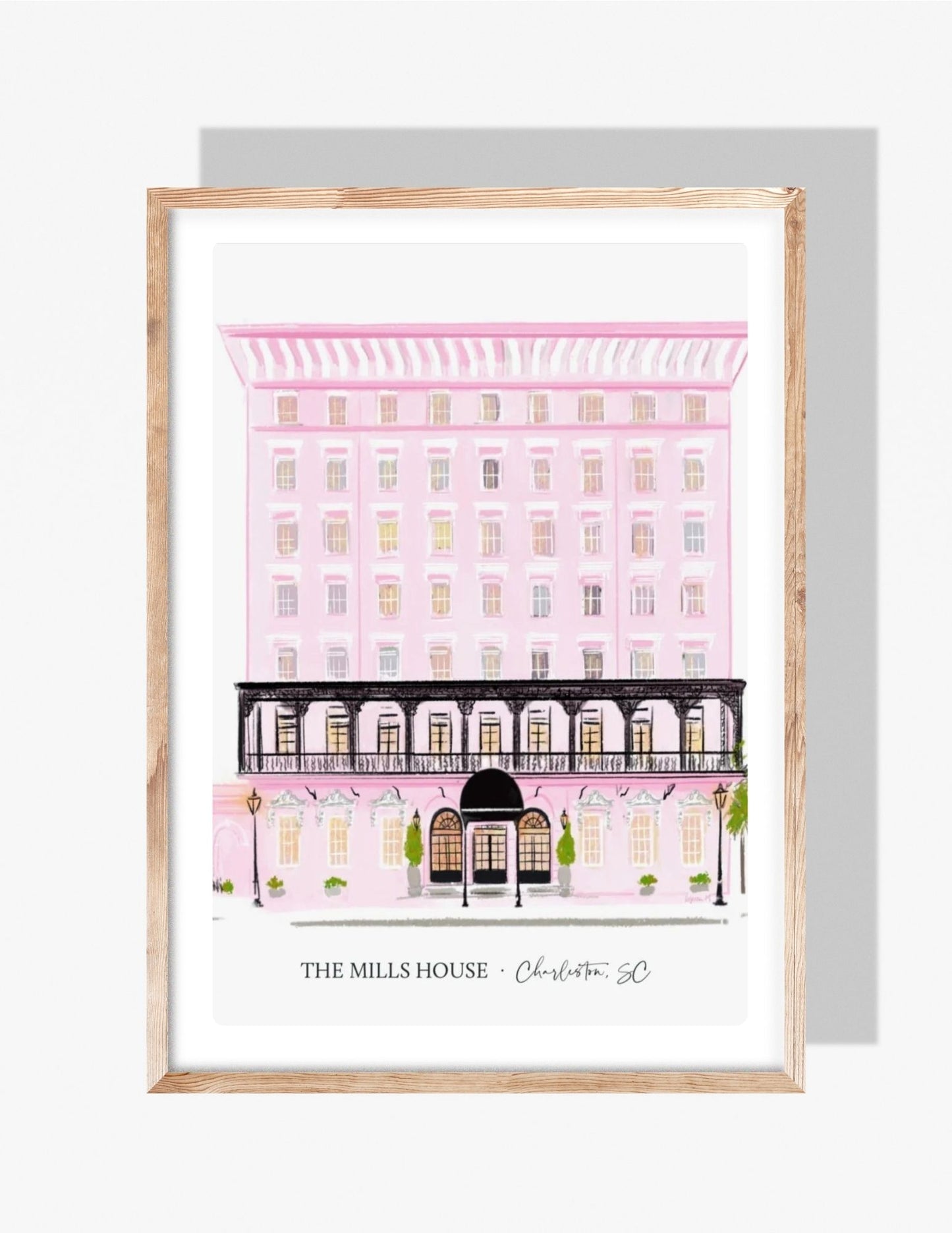 THE MILLS HOUSE HOTEL - Art Print