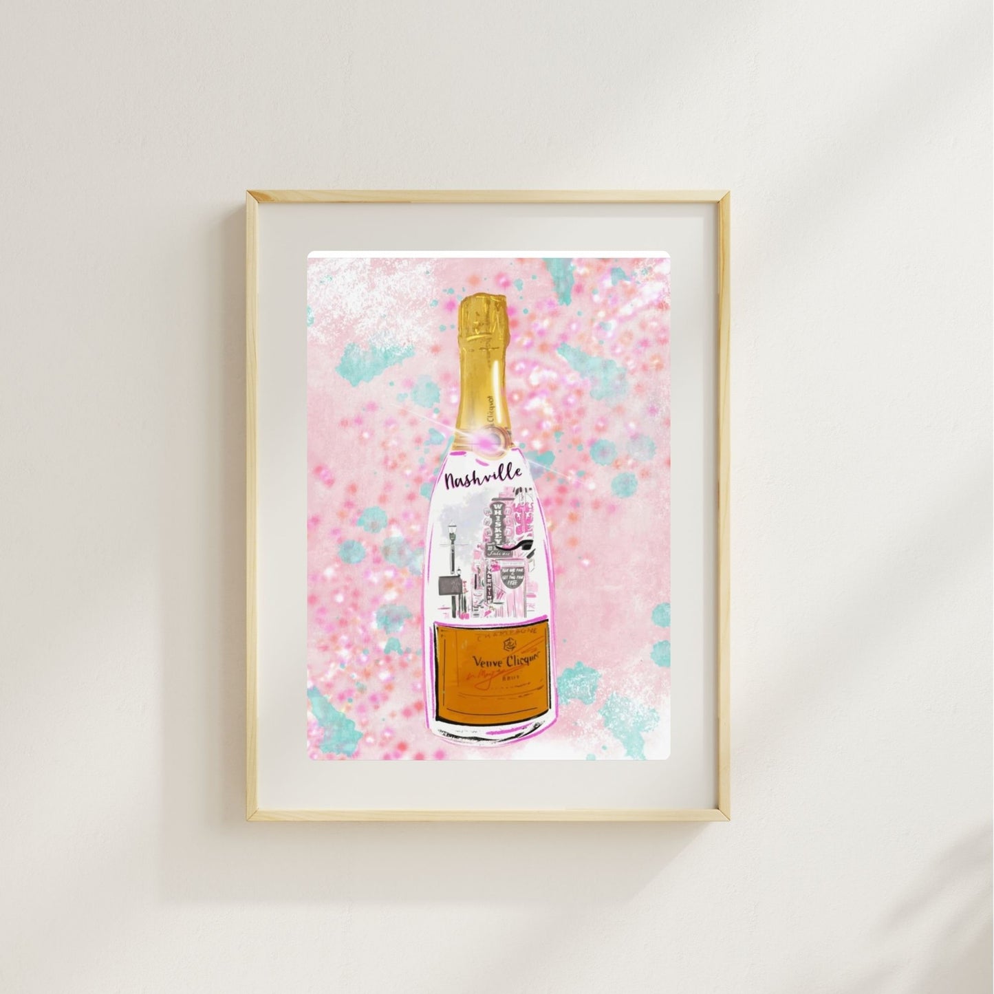 NASHVILLE VEUVE - Art Print