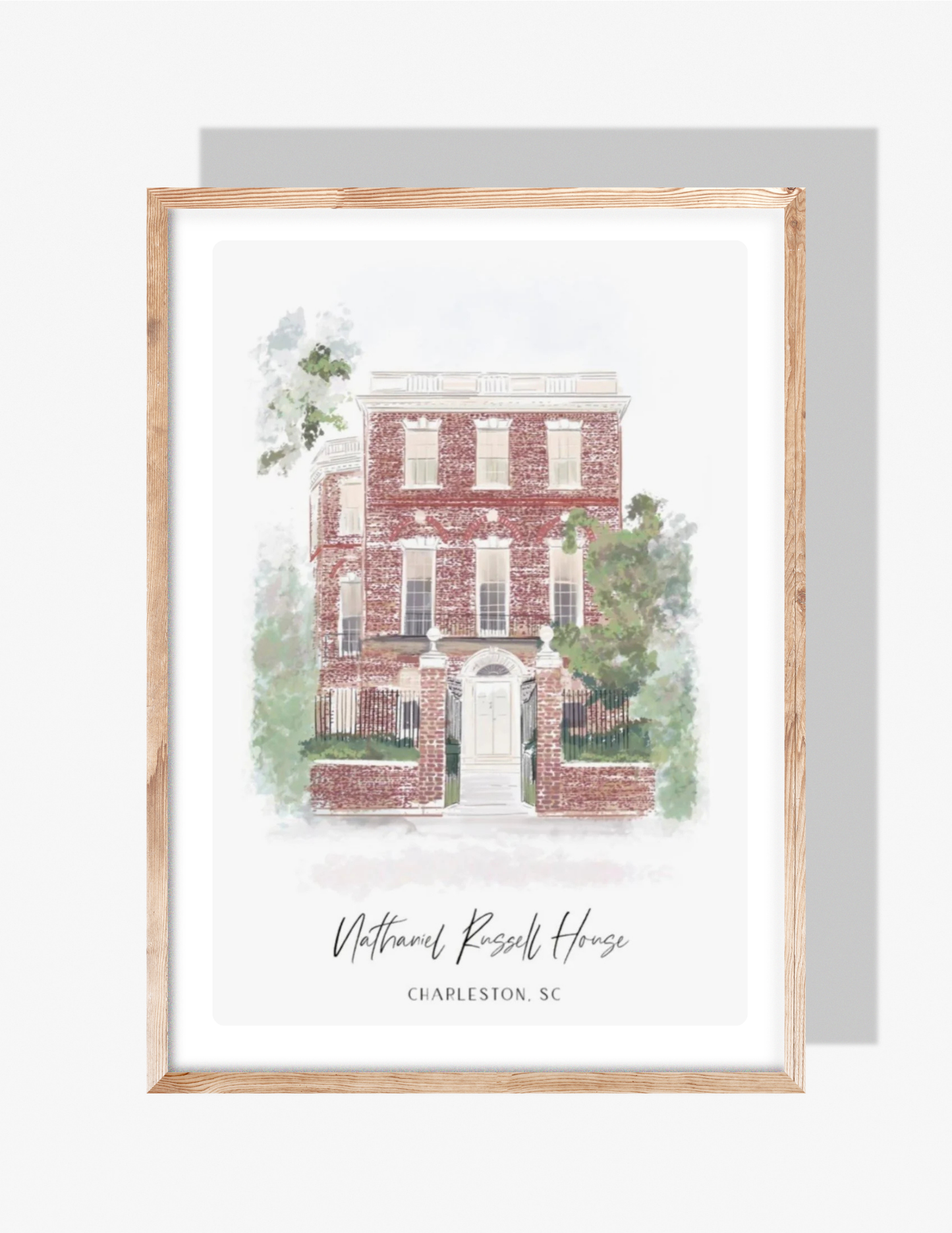NATHANIEL RUSSELL HOUSE - Art Print