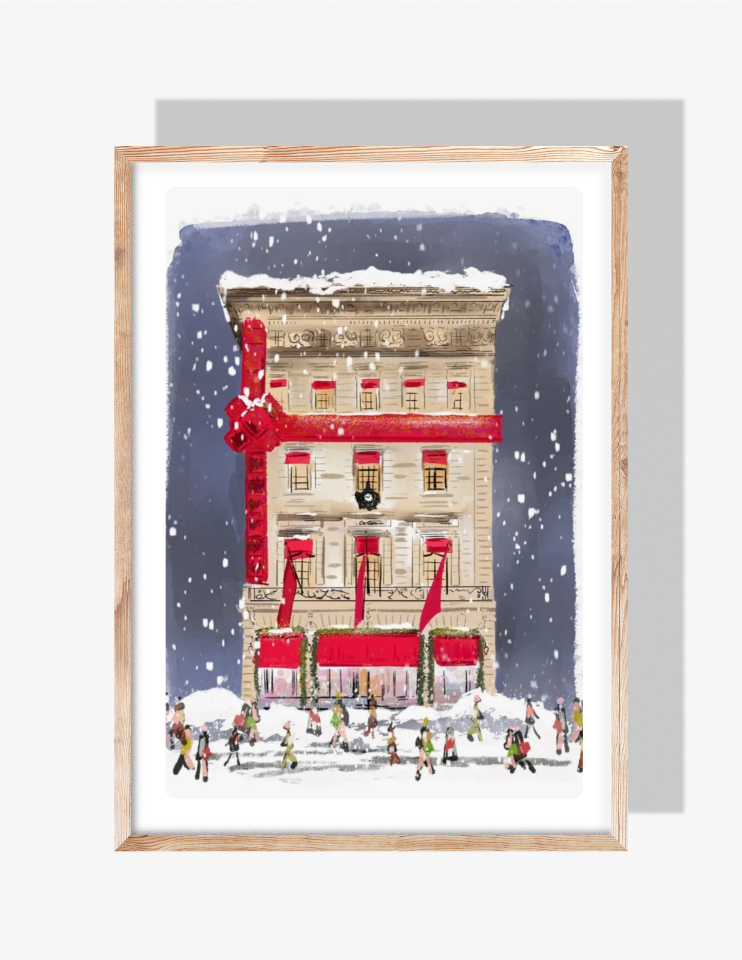 NYC CARTIER SHOPPING - Art Print