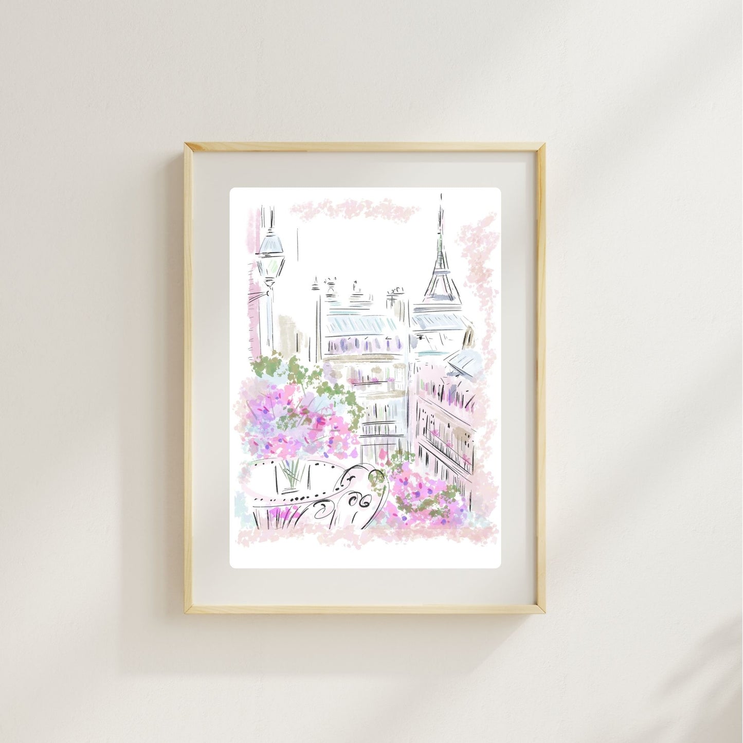 PARIS BALCONY - Art Print