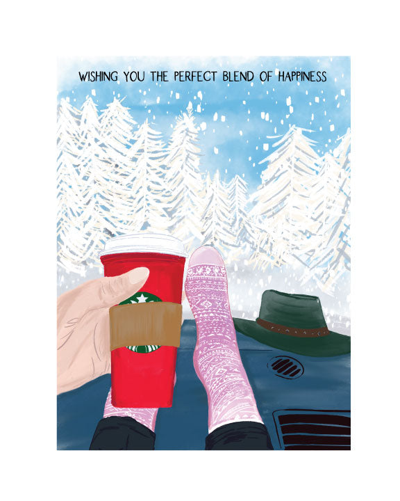 PERFECT BLEND OF HAPPINESS - Note Card